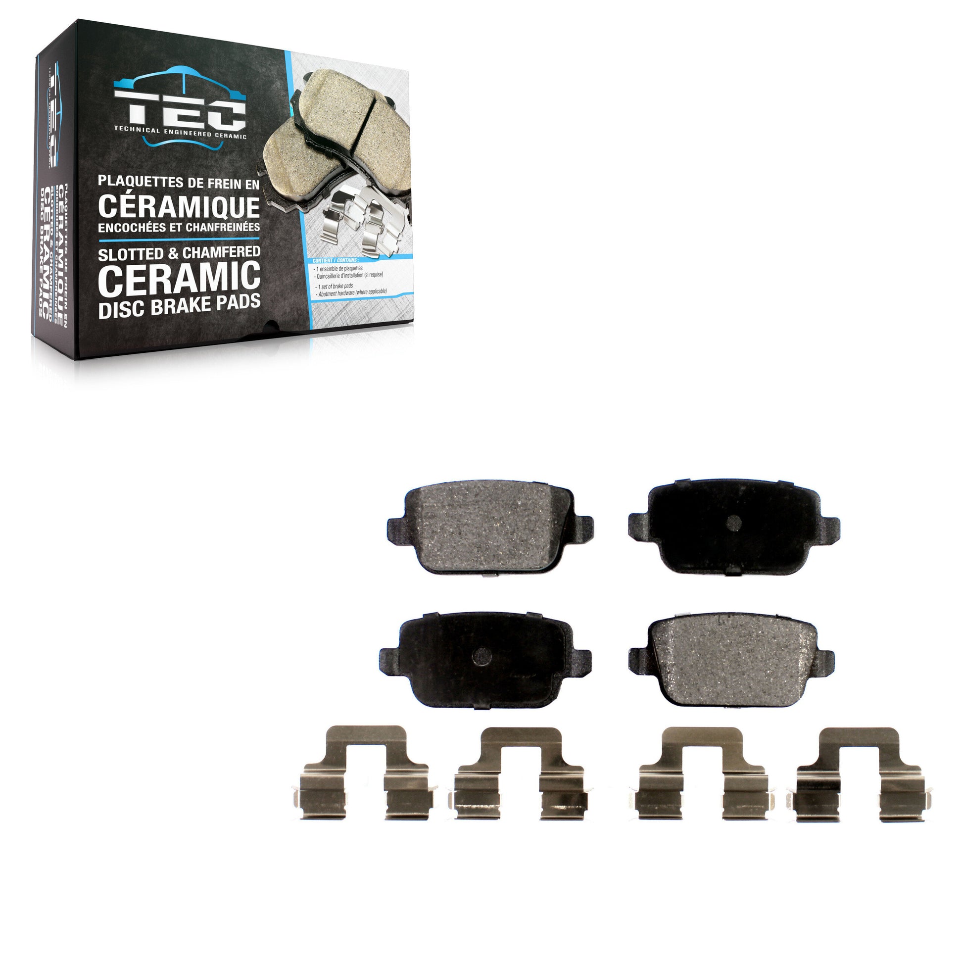 TEC TEC-1314 Disc Brake Pad for 2007-2011 Land Rover LR2, Volvo S80 - Rear