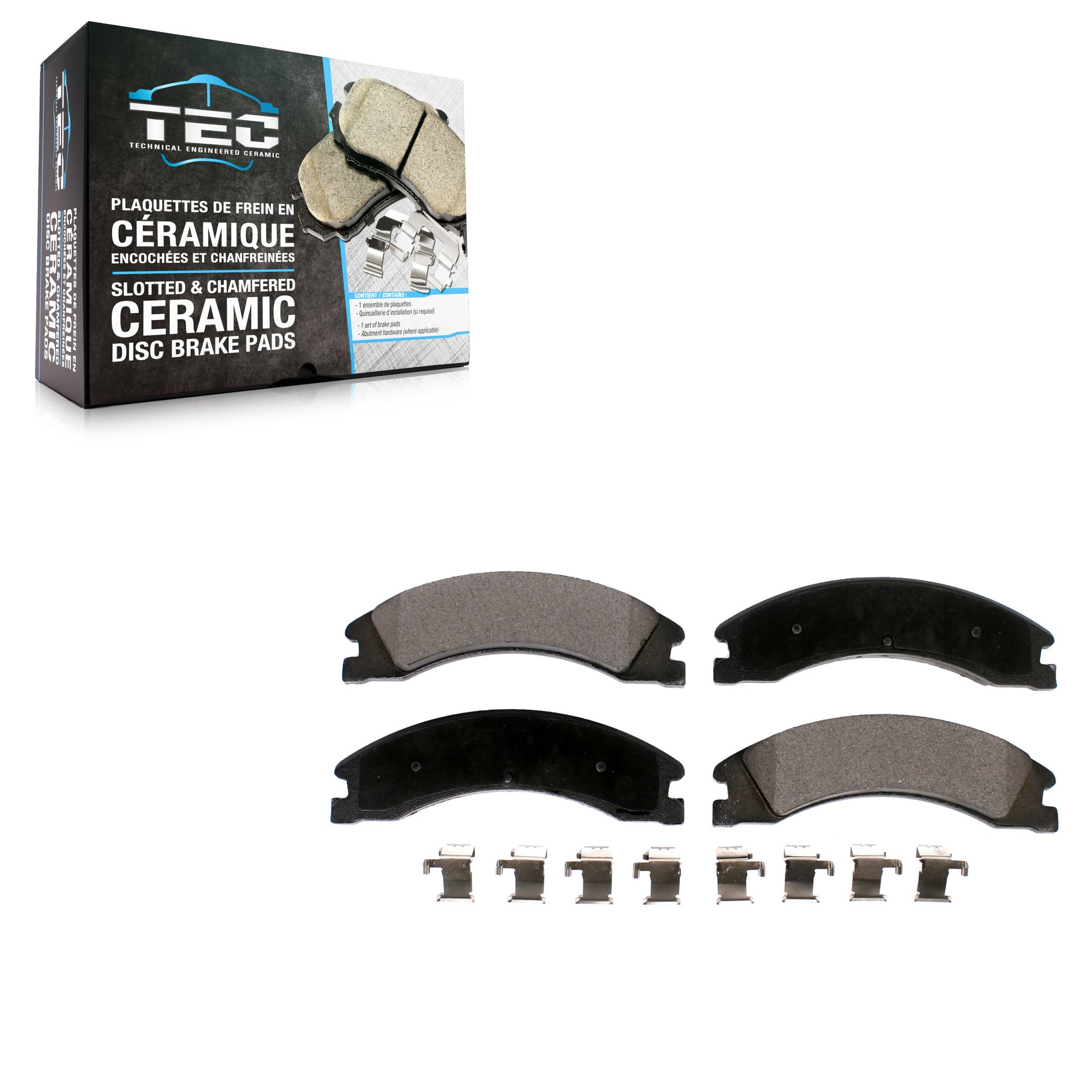 TEC TEC-1330 Disc Brake Pad for 2008-2023 Ford E-450 Super Duty - Rear