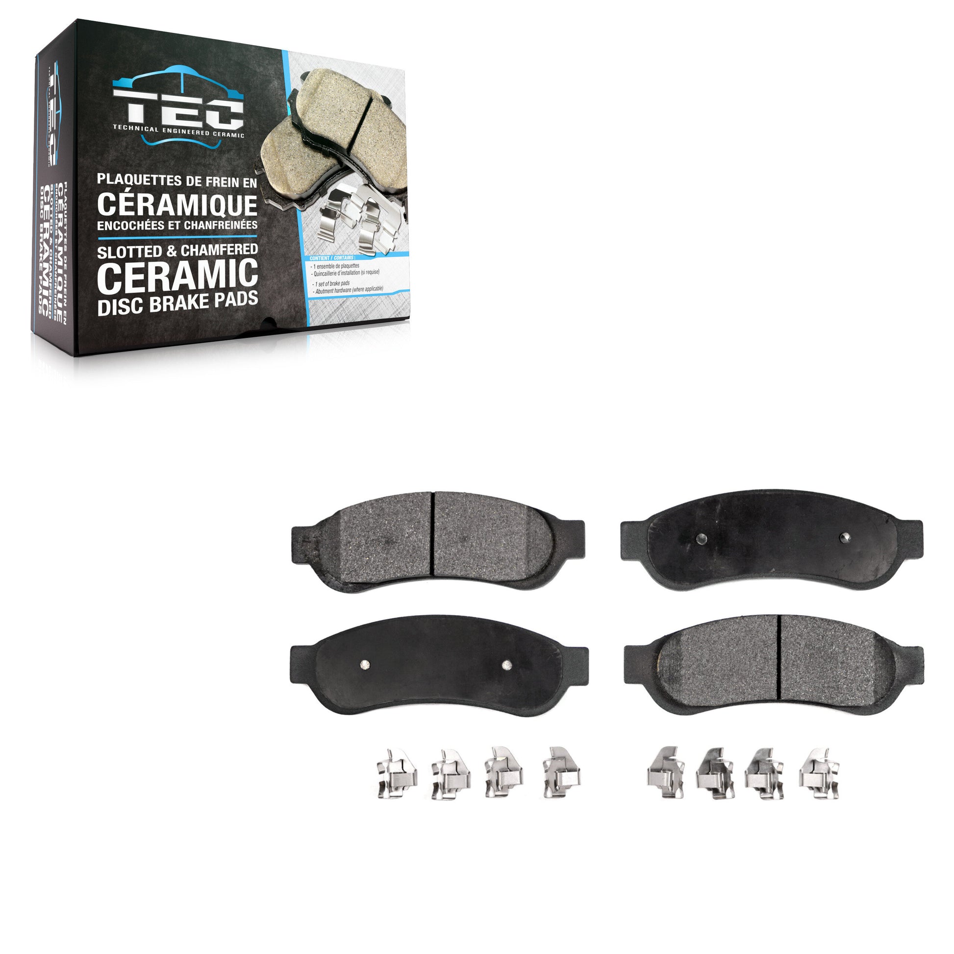TEC TEC-1334 Disc Brake Pad for 2008-2013 Ford F-250 Super Duty, Ford F-450 Super Duty, Ford F-350 Super Duty - Rear