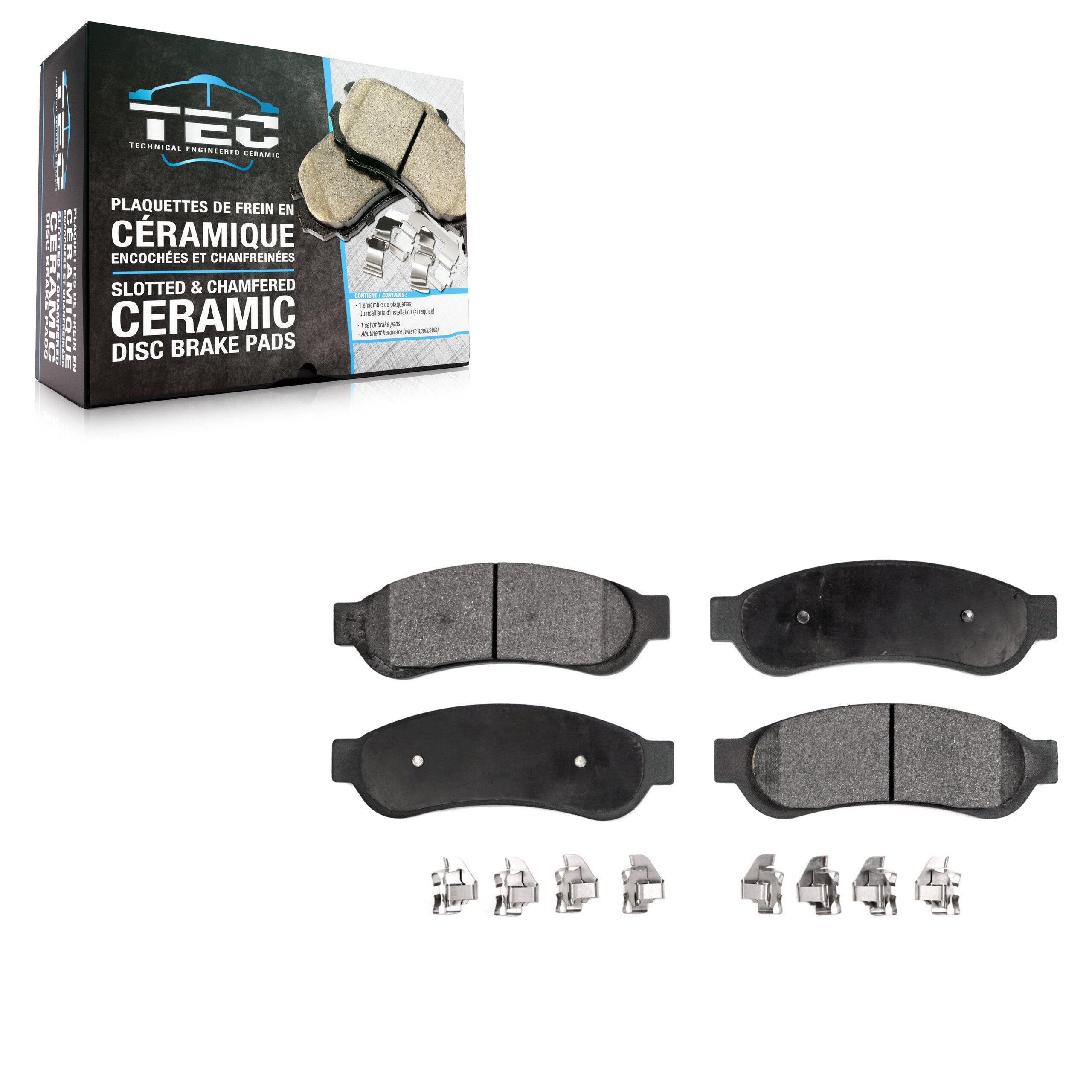 TEC TEC-1334 Disc Brake Pad for 2008-2013 Ford F-250 Super Duty, Ford F-450 Super Duty, Ford F-350 Super Duty - Rear