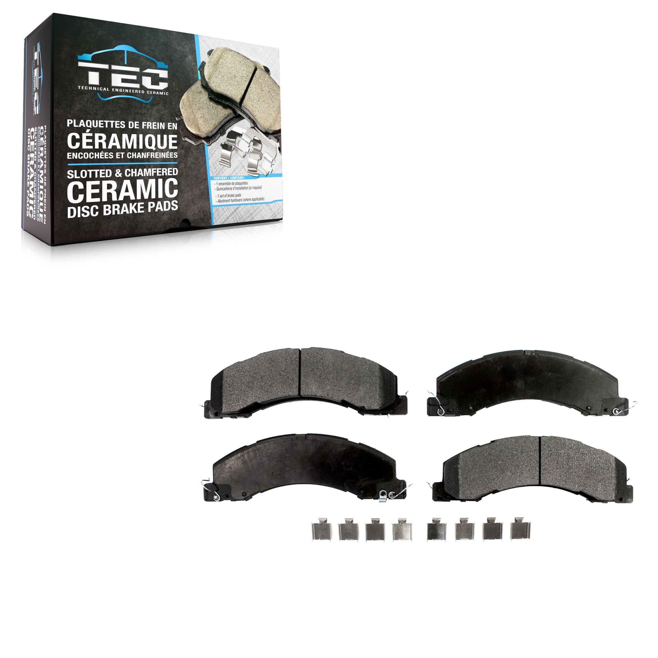 TEC TEC-1335 Disc Brake Pad for 2008-2023 Ram 4500, Ram 5500, Dodge Ram 4500 - Rear, Front