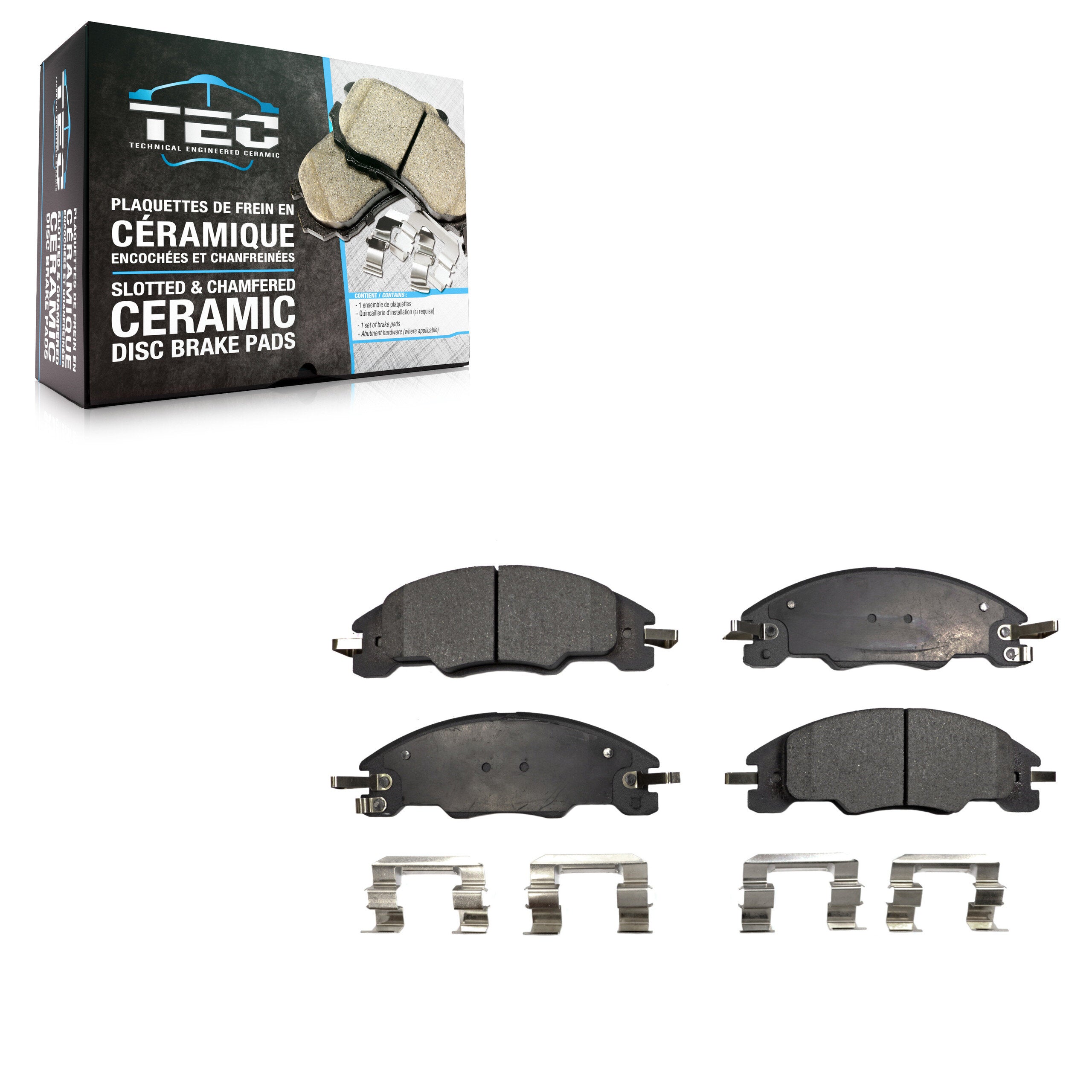 TEC TEC-1339 Disc Brake Pad for 2008-2011 Ford Focus - Front