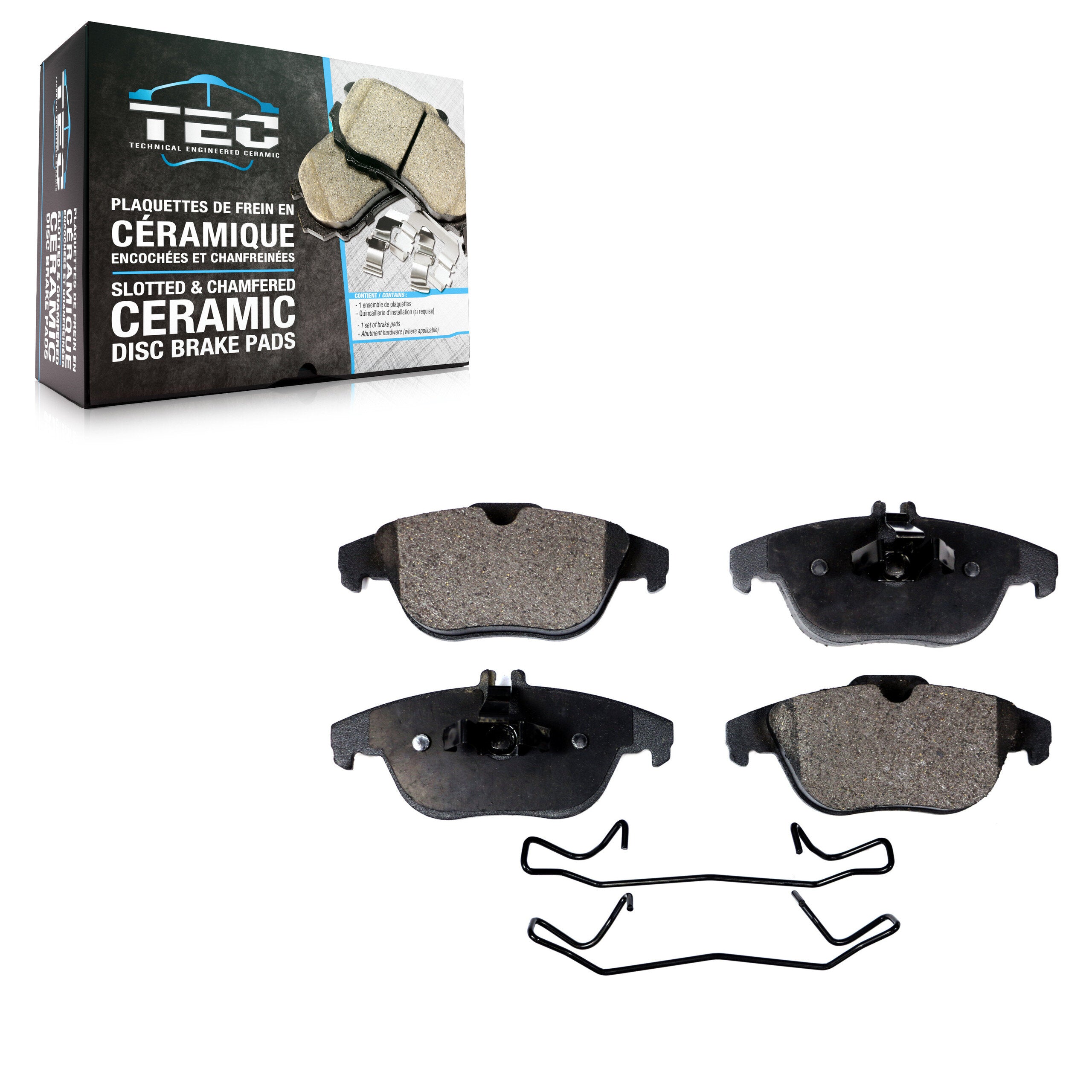 TEC TEC-1341 Disc Brake Pad for 2008-2017 Mercedes-Benz E400, Mercedes-Benz E550, Mercedes-Benz GLK250 - Rear