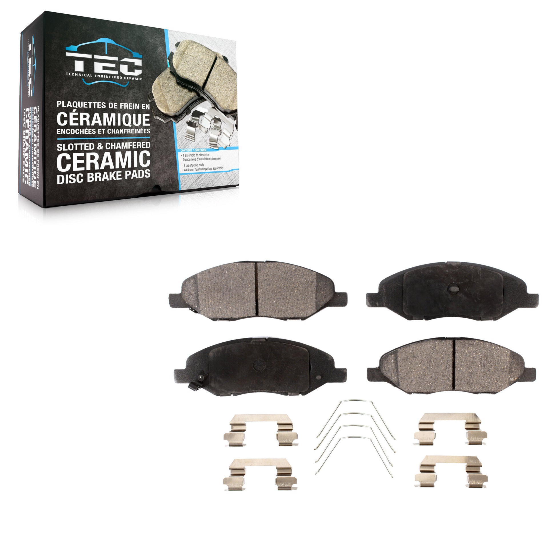 TEC TEC-1345 Disc Brake Pad for 2008-2011 Nissan Versa - Front