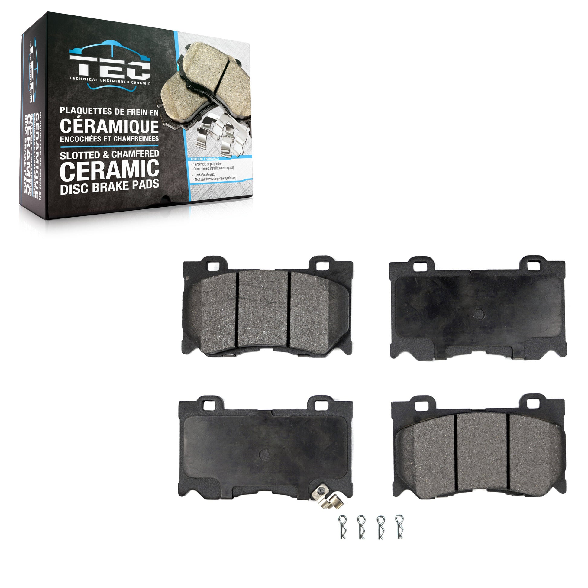 TEC TEC-1346 Disc Brake Pad for 2008-2024 Nissan Z, INFINITI Q60, INFINITI Q70L - Front