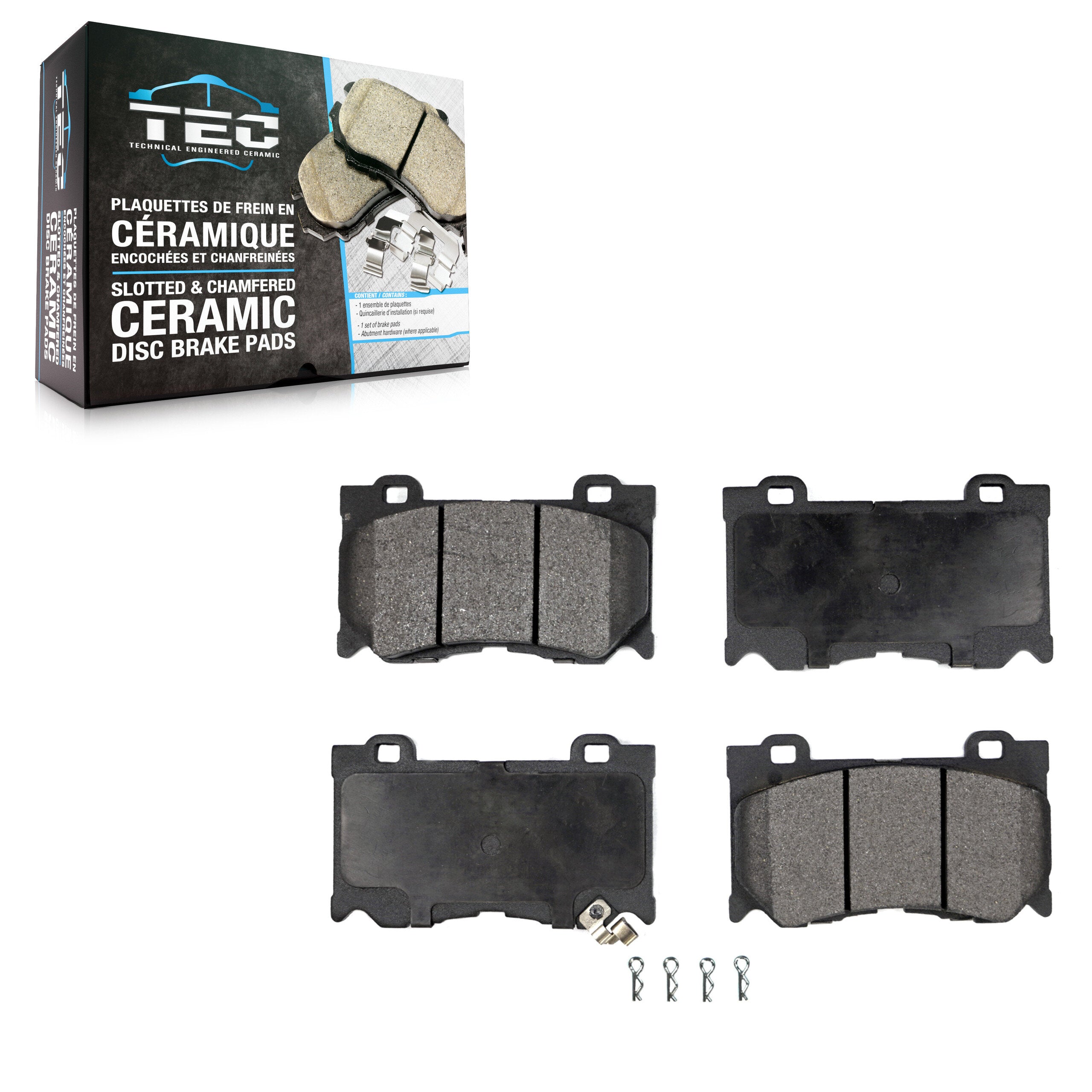 TEC TEC-1346 Disc Brake Pad for 2008-2024 Nissan Z, INFINITI Q60, INFINITI Q70L - Front