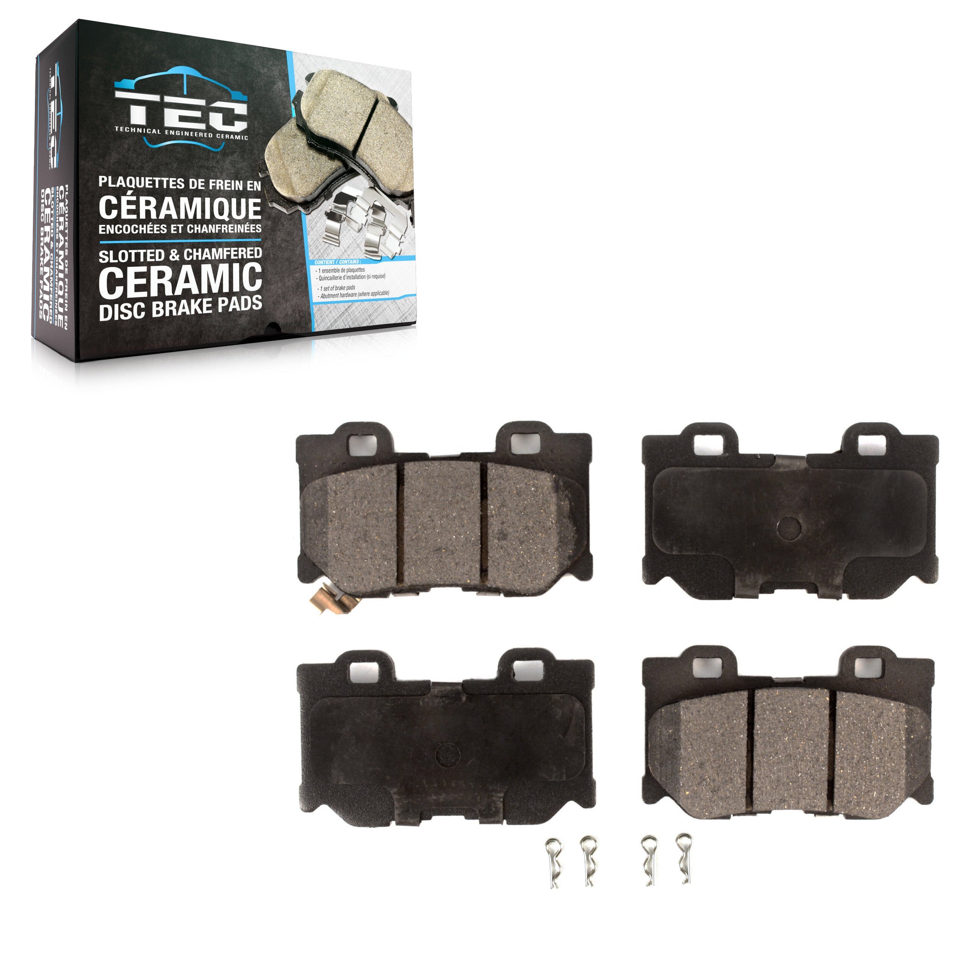 TEC TEC-1347 Disc Brake Pad for 2008-2024 Nissan Z, INFINITI Q60, INFINITI Q70L - Rear