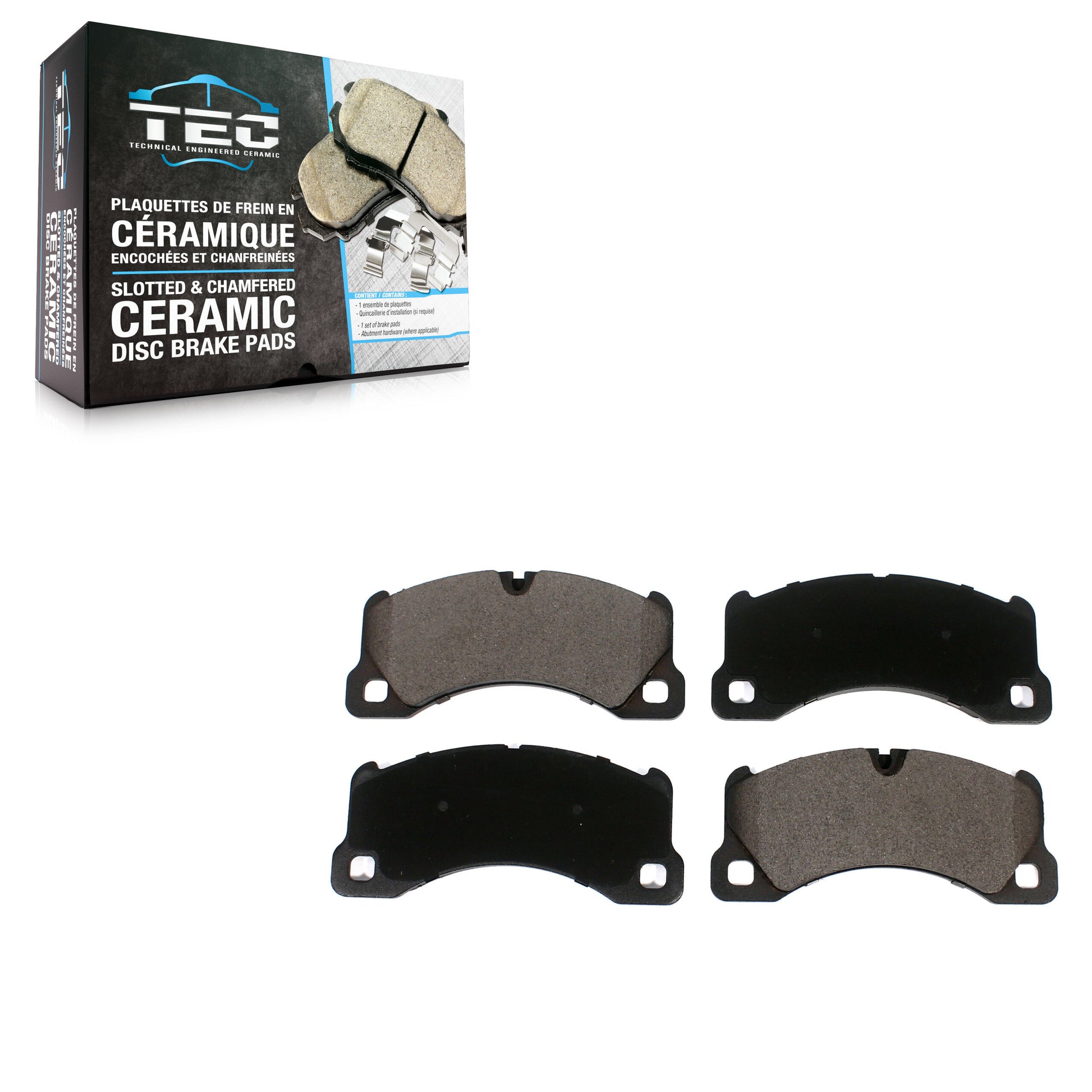 TEC TEC-1349 Disc Brake Pad for 2008-2023 Porsche Panamera, Porsche Taycan, Porsche Macan - Front