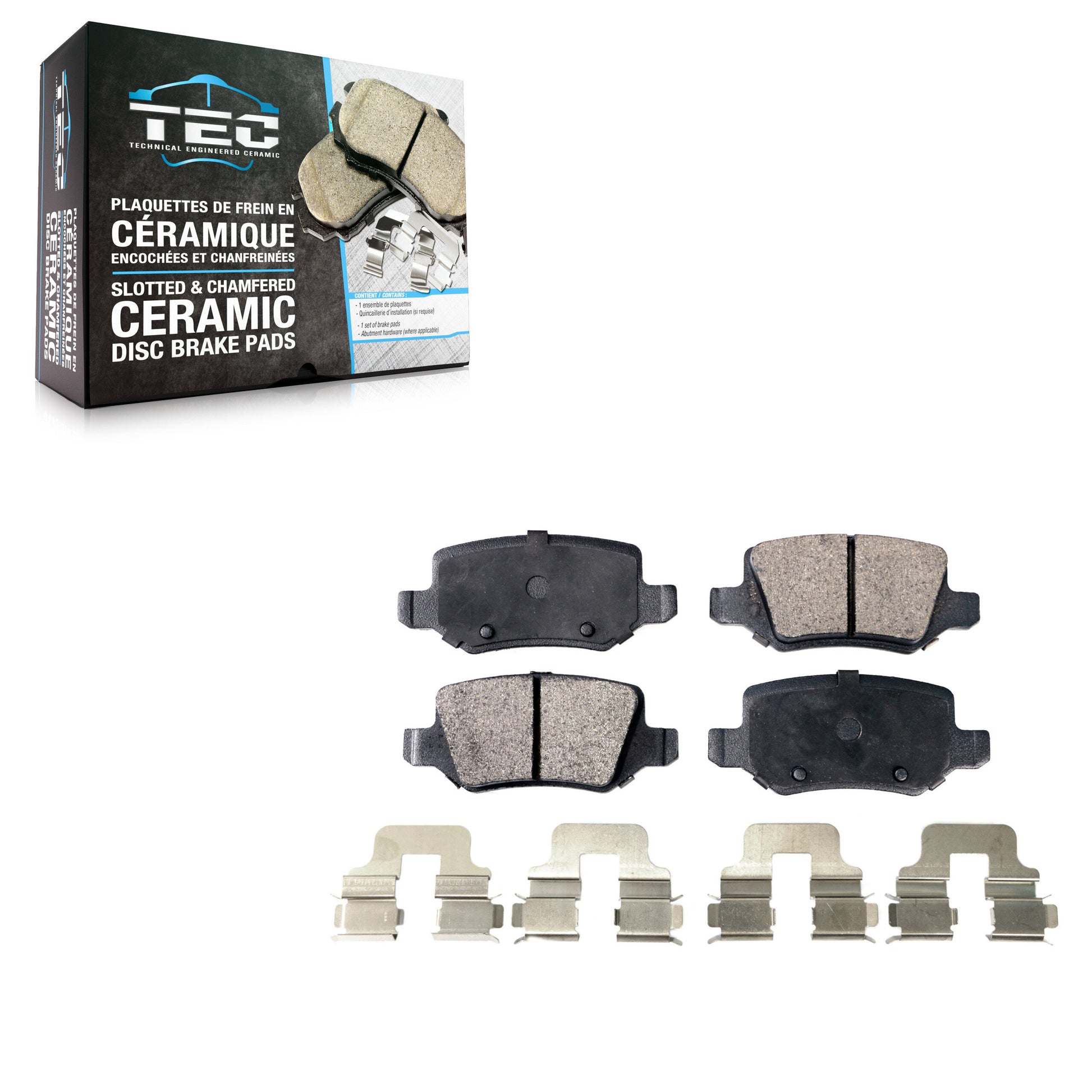TEC TEC-1358 Disc Brake Pad for 2006-2011 Mercedes-Benz B200 - Rear