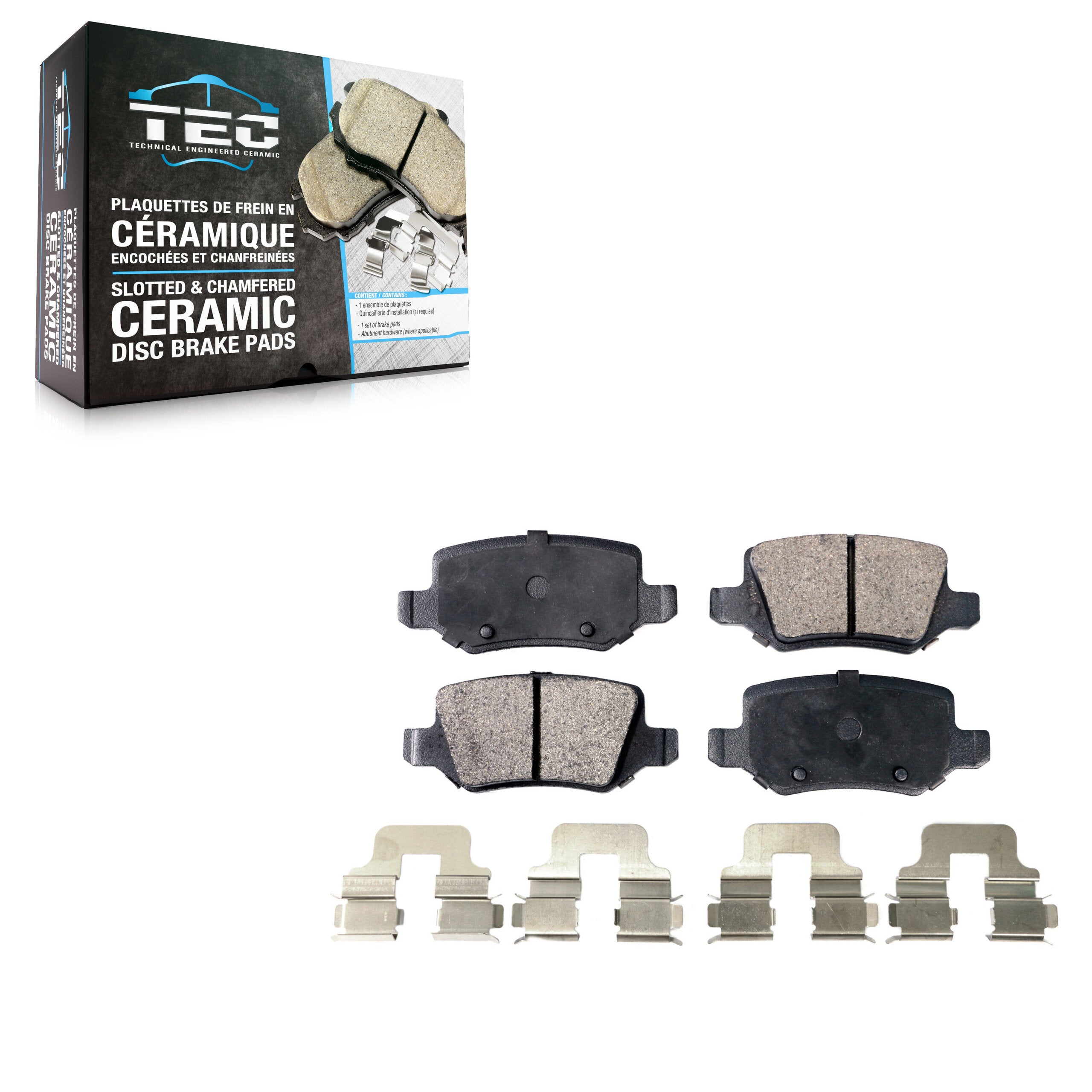 TEC TEC-1358 Disc Brake Pad for 2006-2011 Mercedes-Benz B200 - Rear