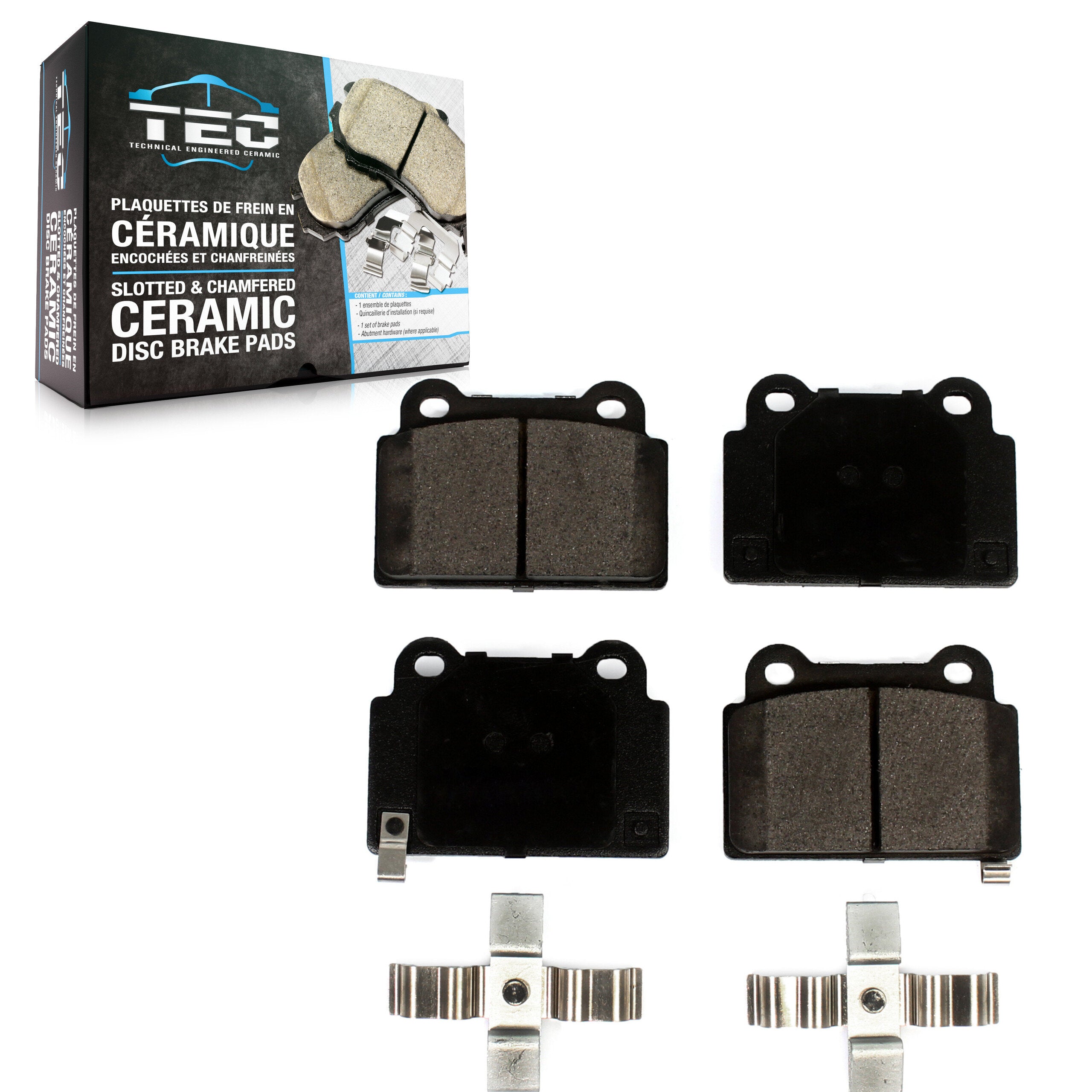 TEC TEC-1368 Disc Brake Pad for 2008-2015 Mitsubishi Lancer - Rear