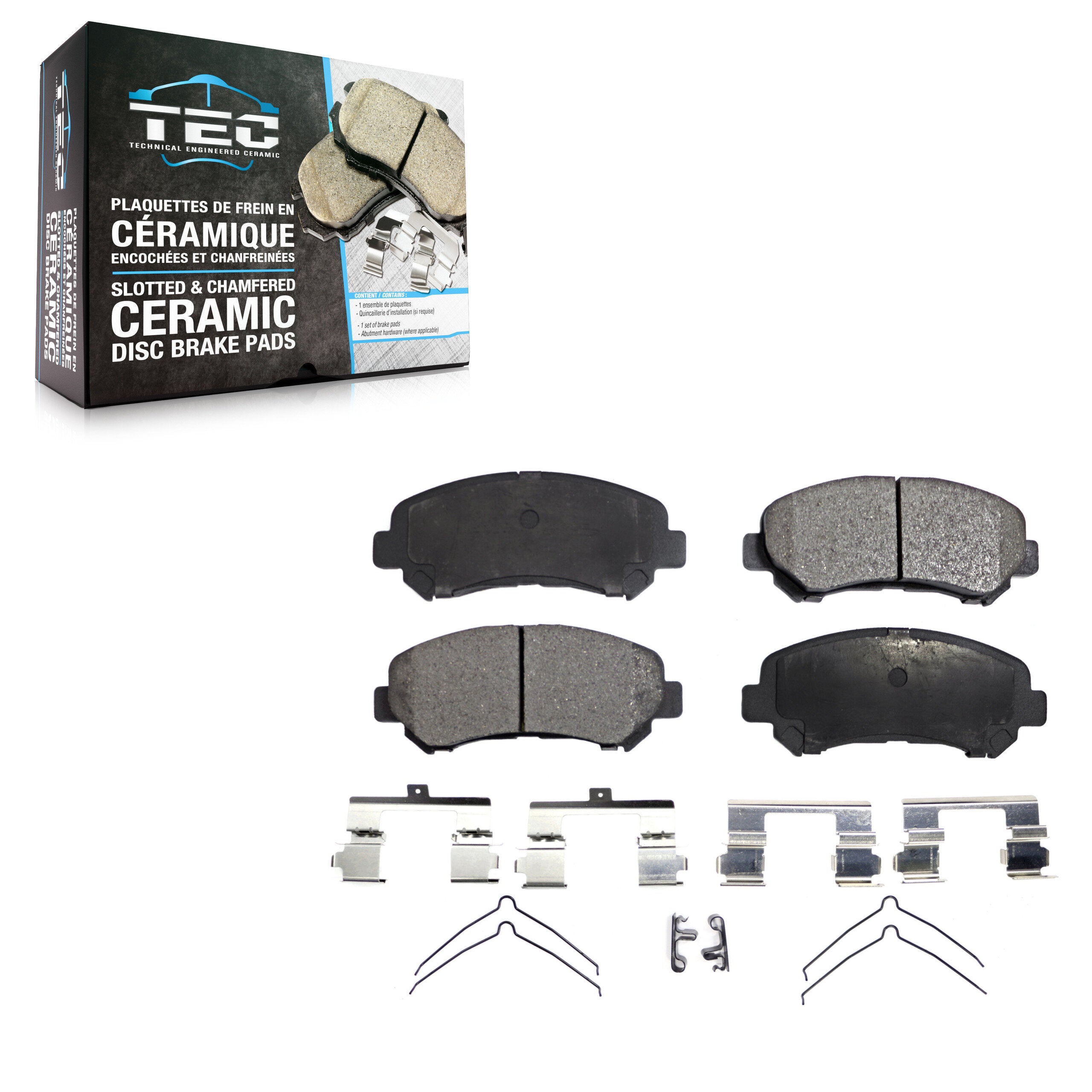 TEC TEC-1374 Disc Brake Pad for 2007-2022 Nissan Juke, Nissan Rogue Select, Suzuki Kizashi - Front