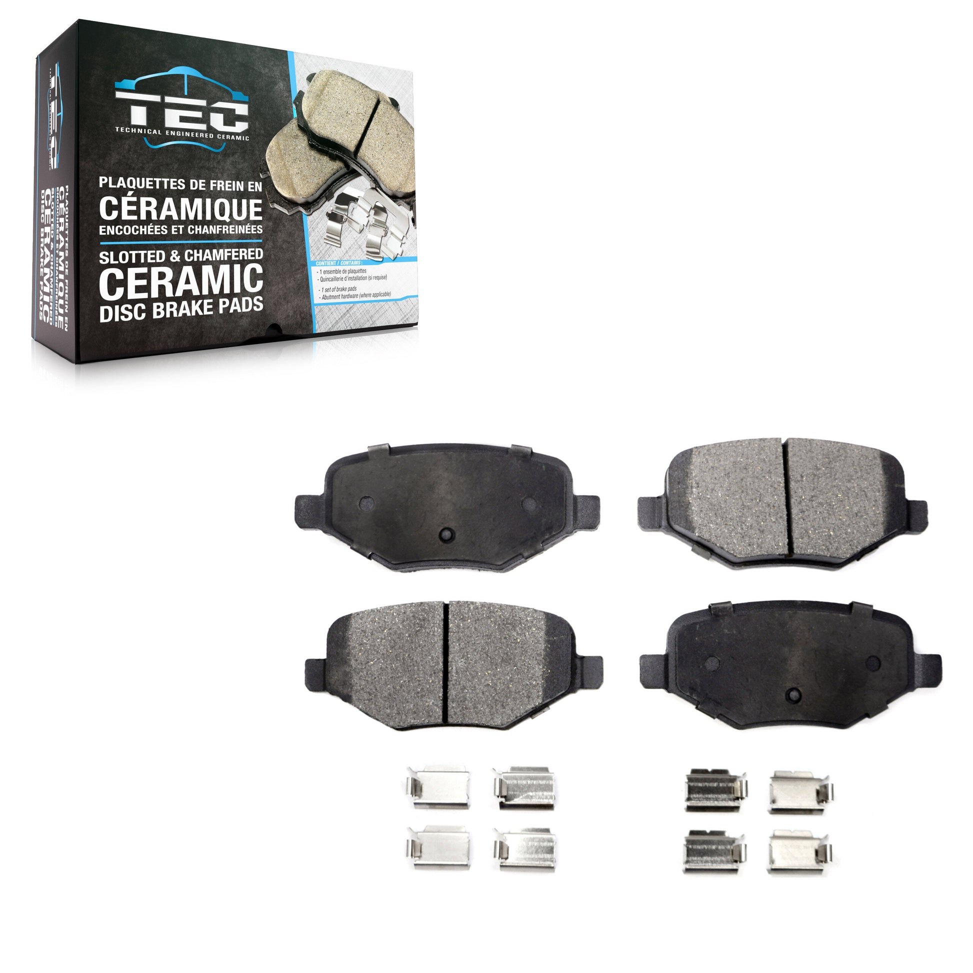 TEC TEC-1377 Disc Brake Pad for 2009-2019 Ford Taurus, Lincoln MKT, Ford Explorer - Rear