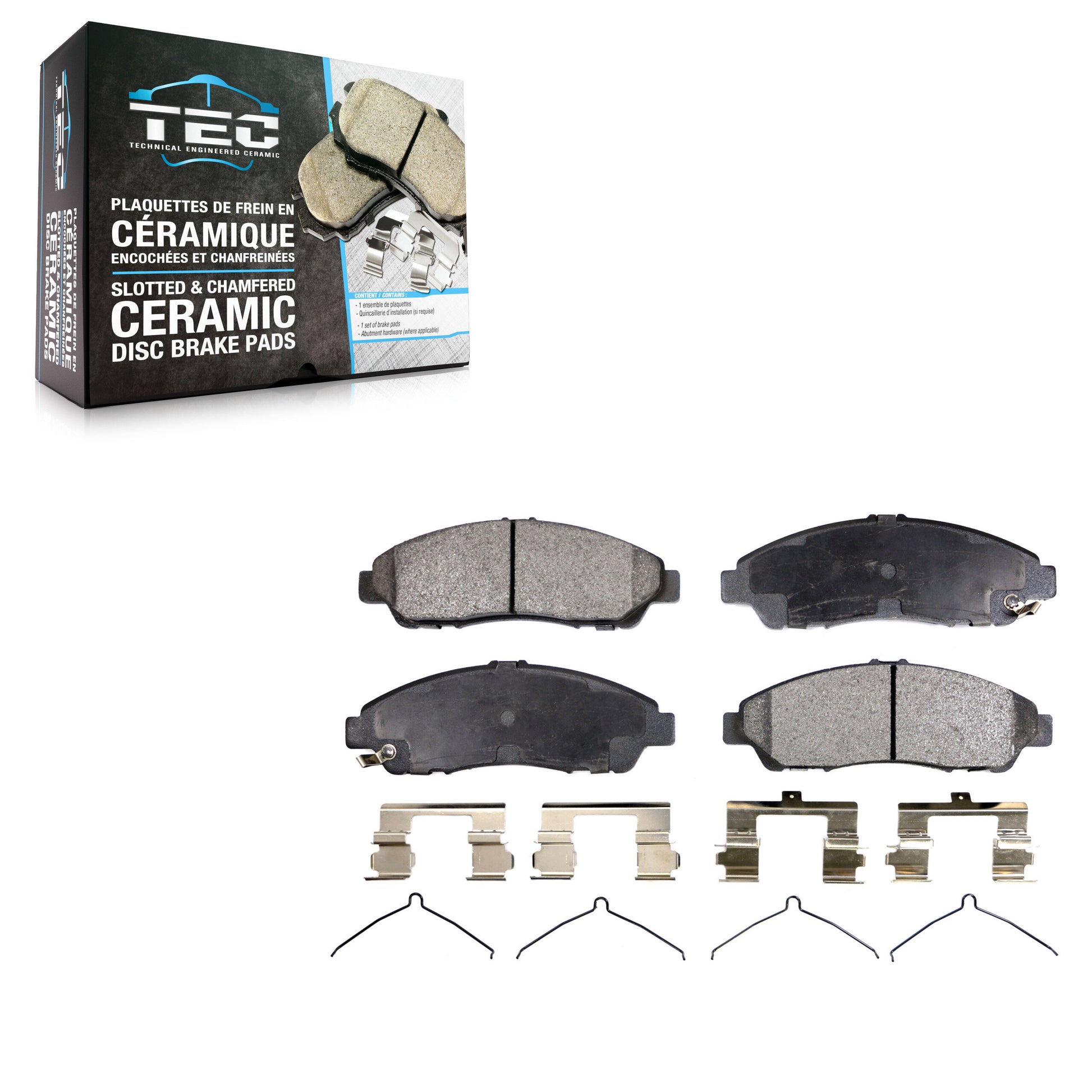 TEC TEC-1378 Disc Brake Pad for 2007-2020 Acura RLX, Acura ZDX, Honda Pilot - Front