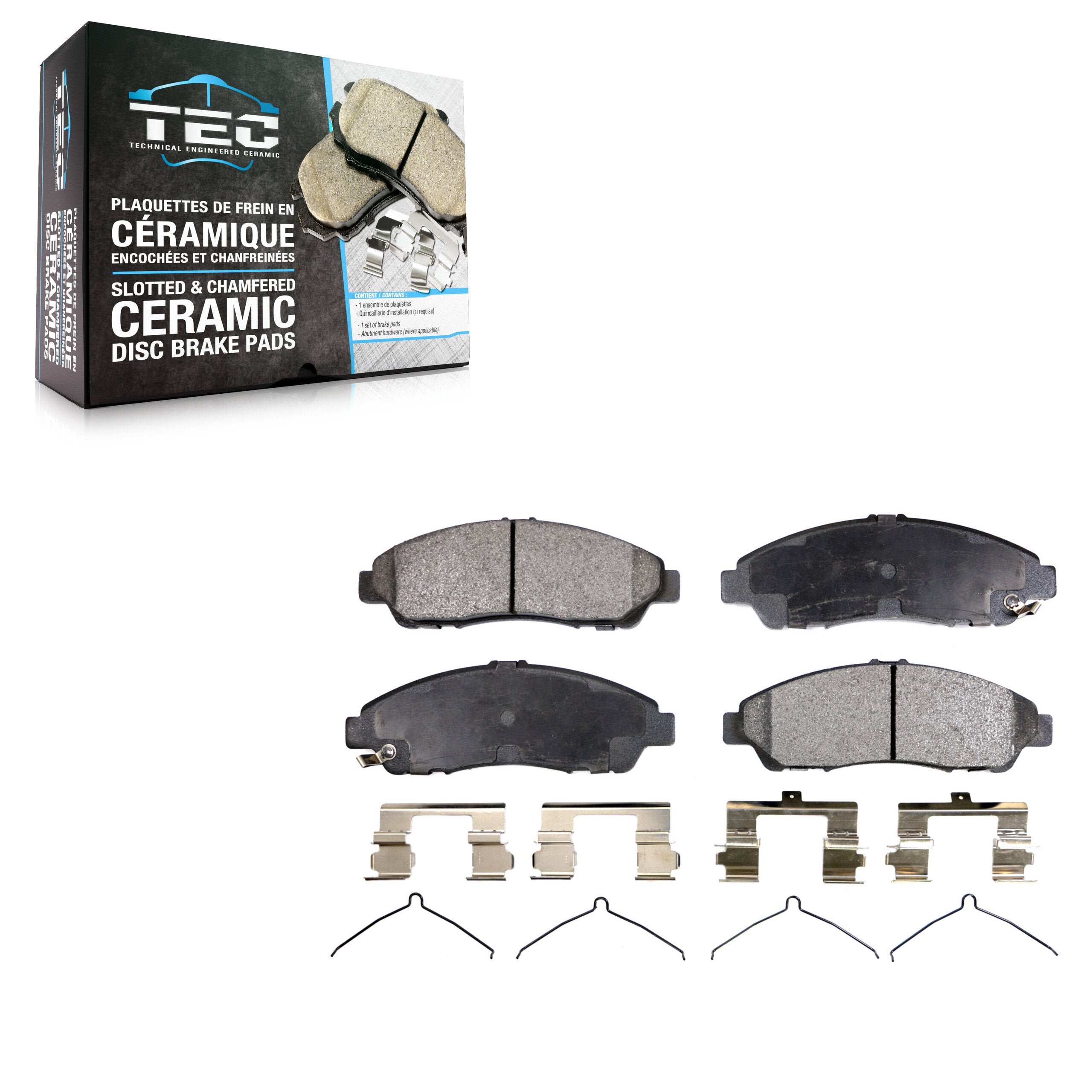 TEC TEC-1378 Disc Brake Pad for 2007-2020 Acura RLX, Acura ZDX, Honda Pilot - Front