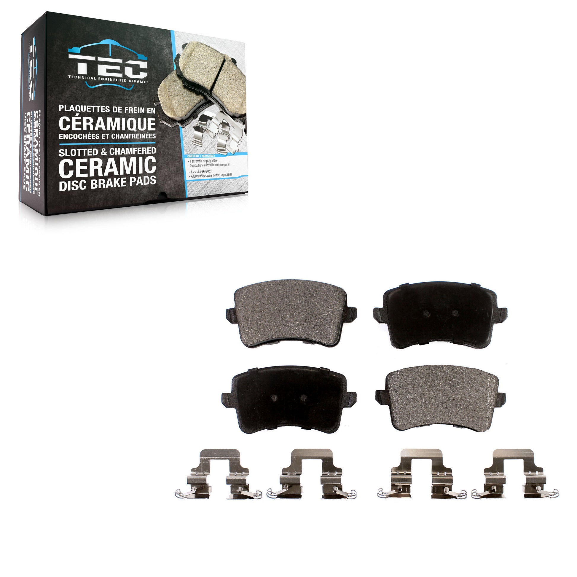 TEC TEC-1386 Disc Brake Pad for 2008-2017 Audi Q5, Audi A4 allroad, Audi SQ5 - Rear