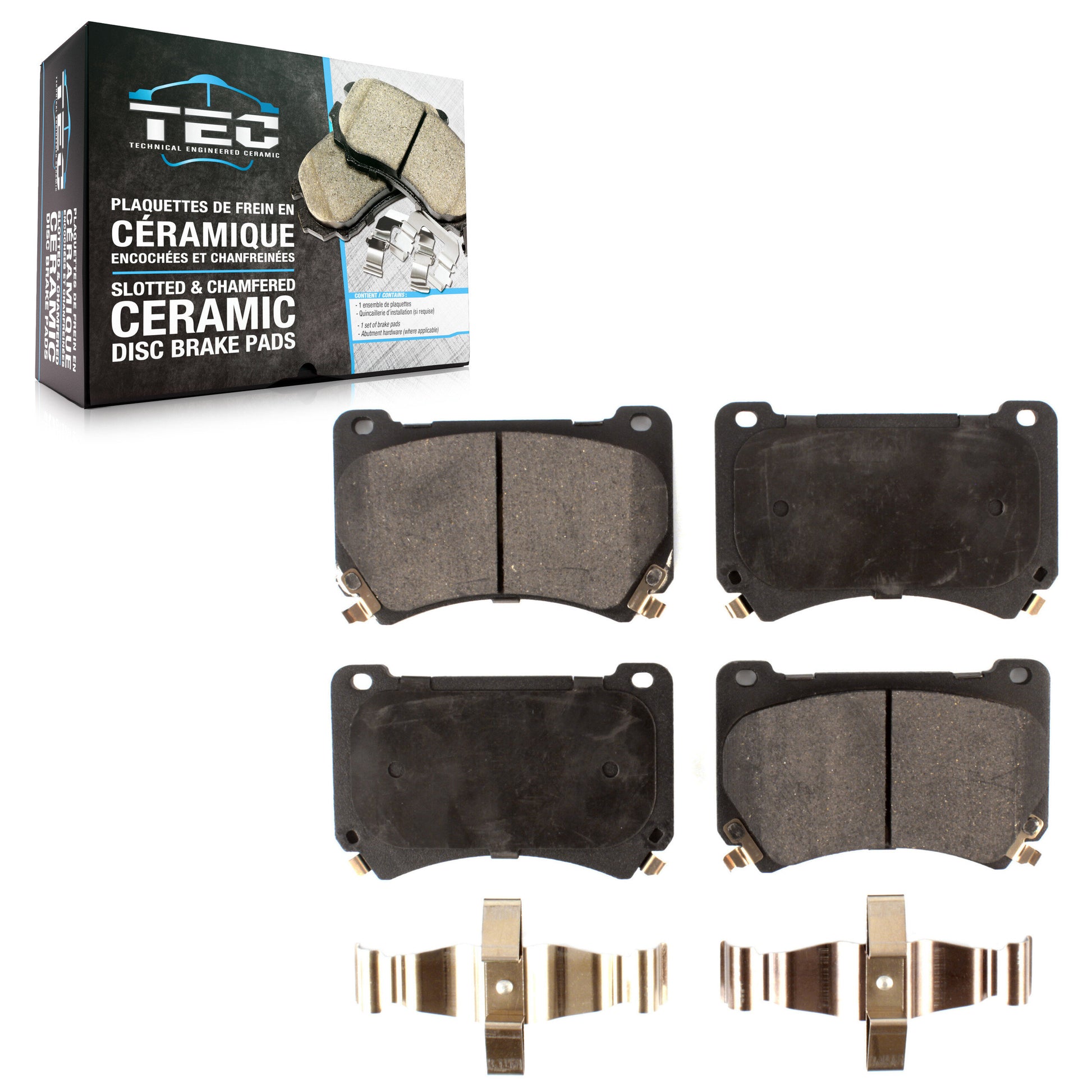 TEC TEC-1396 Disc Brake Pad for 2009-2014 Hyundai Genesis, Hyundai Equus - Front