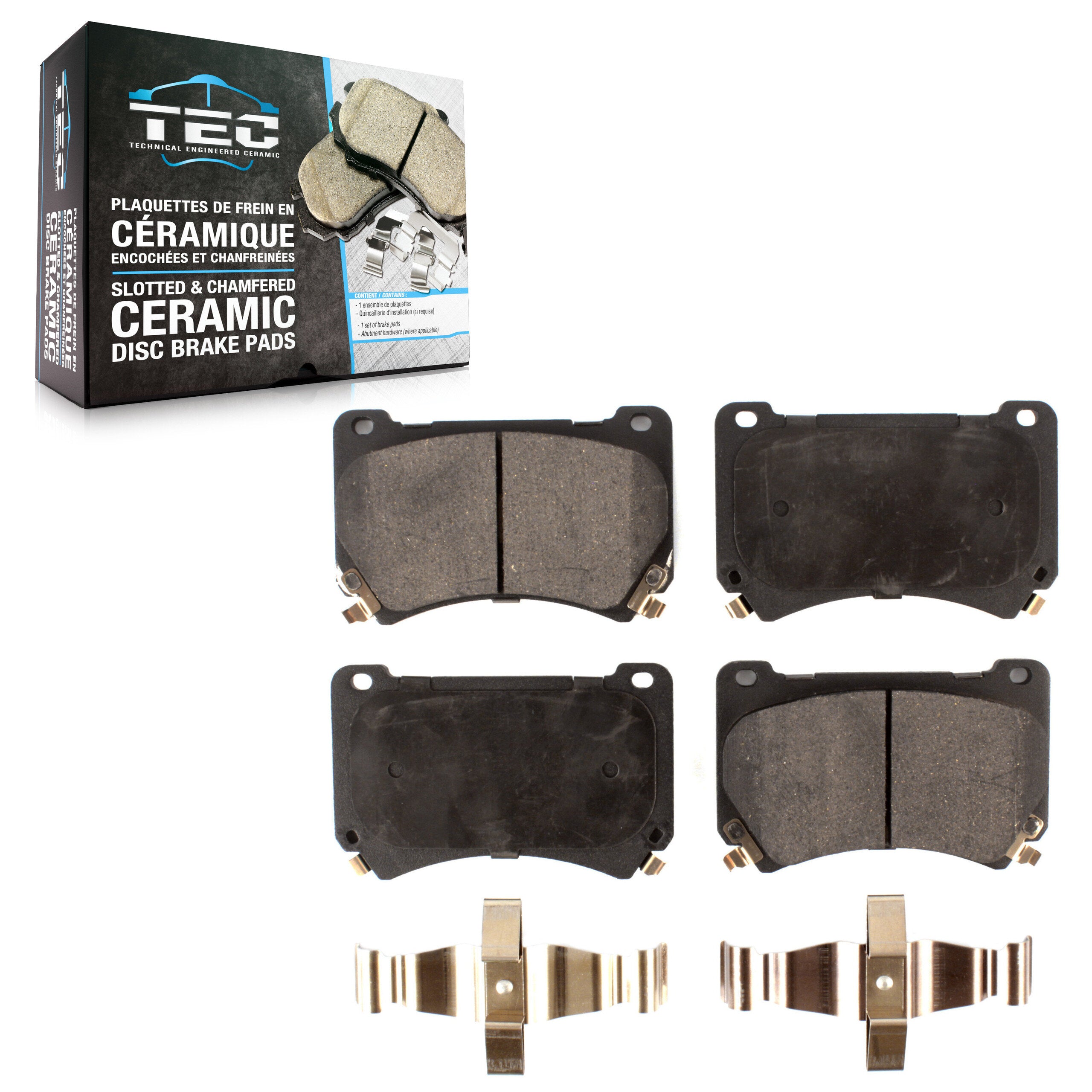 TEC TEC-1396 Disc Brake Pad for 2009-2014 Hyundai Genesis, Hyundai Equus - Front