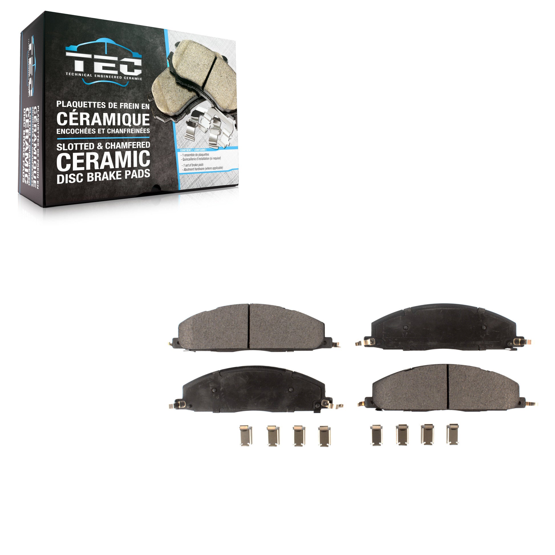 TEC TEC-1400 Disc Brake Pad for 2009-2018 Ram 1500, Ram 2500, Ram 3500 - Rear