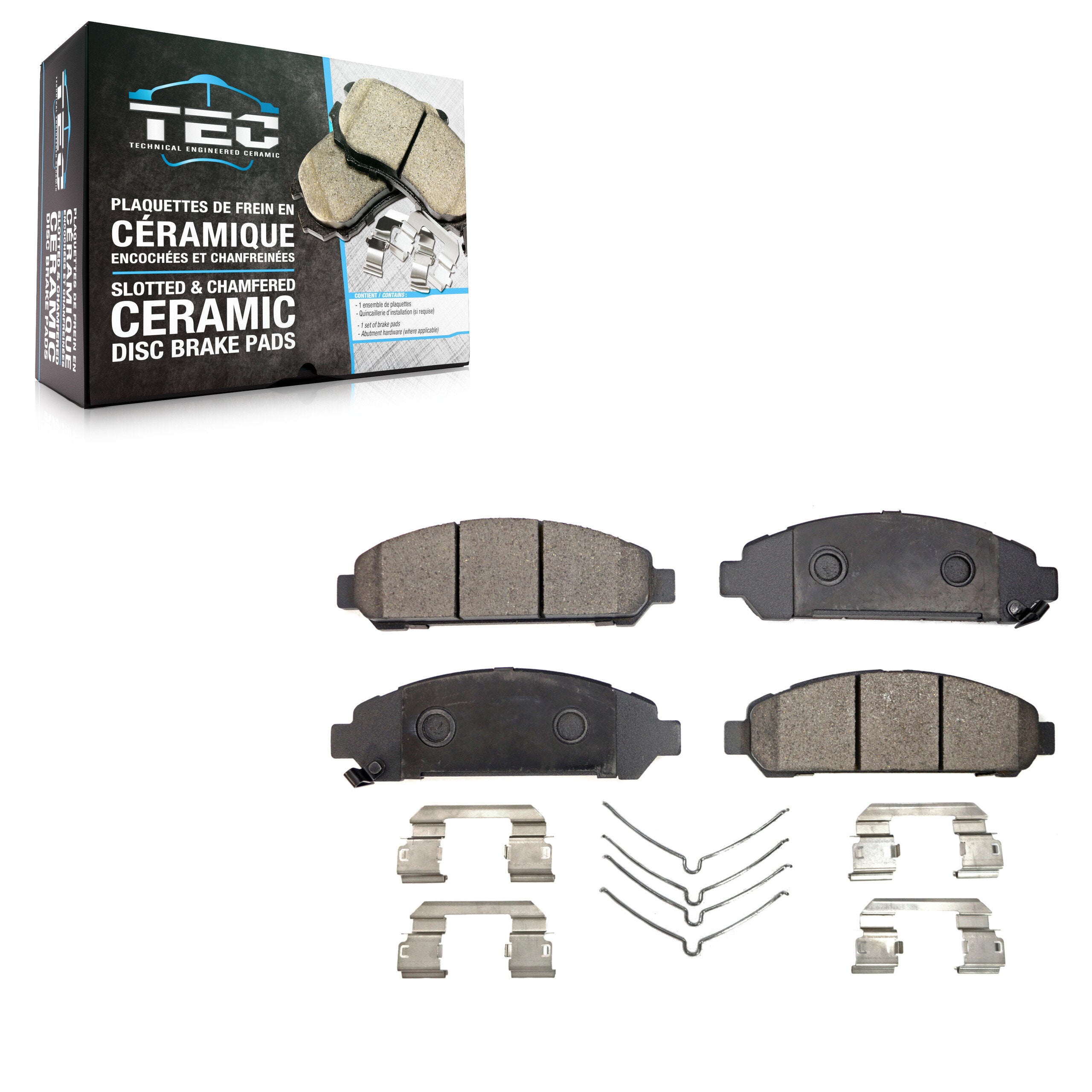 TEC TEC-1401 Disc Brake Pad for 2009-2016 Toyota Venza - Front