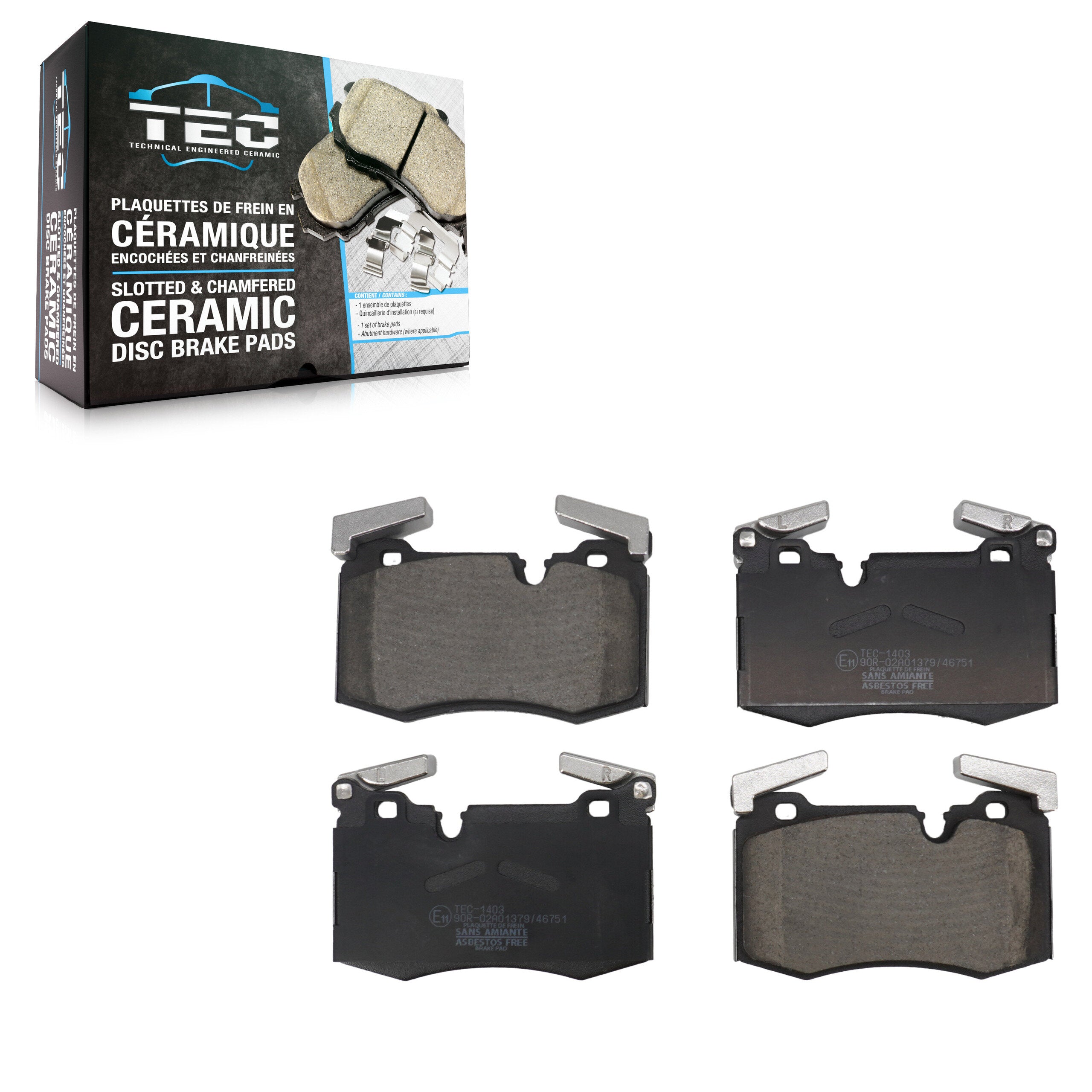 TEC TEC-1403 Disc Brake Pad for 2009-2016 Mini Cooper - Front
