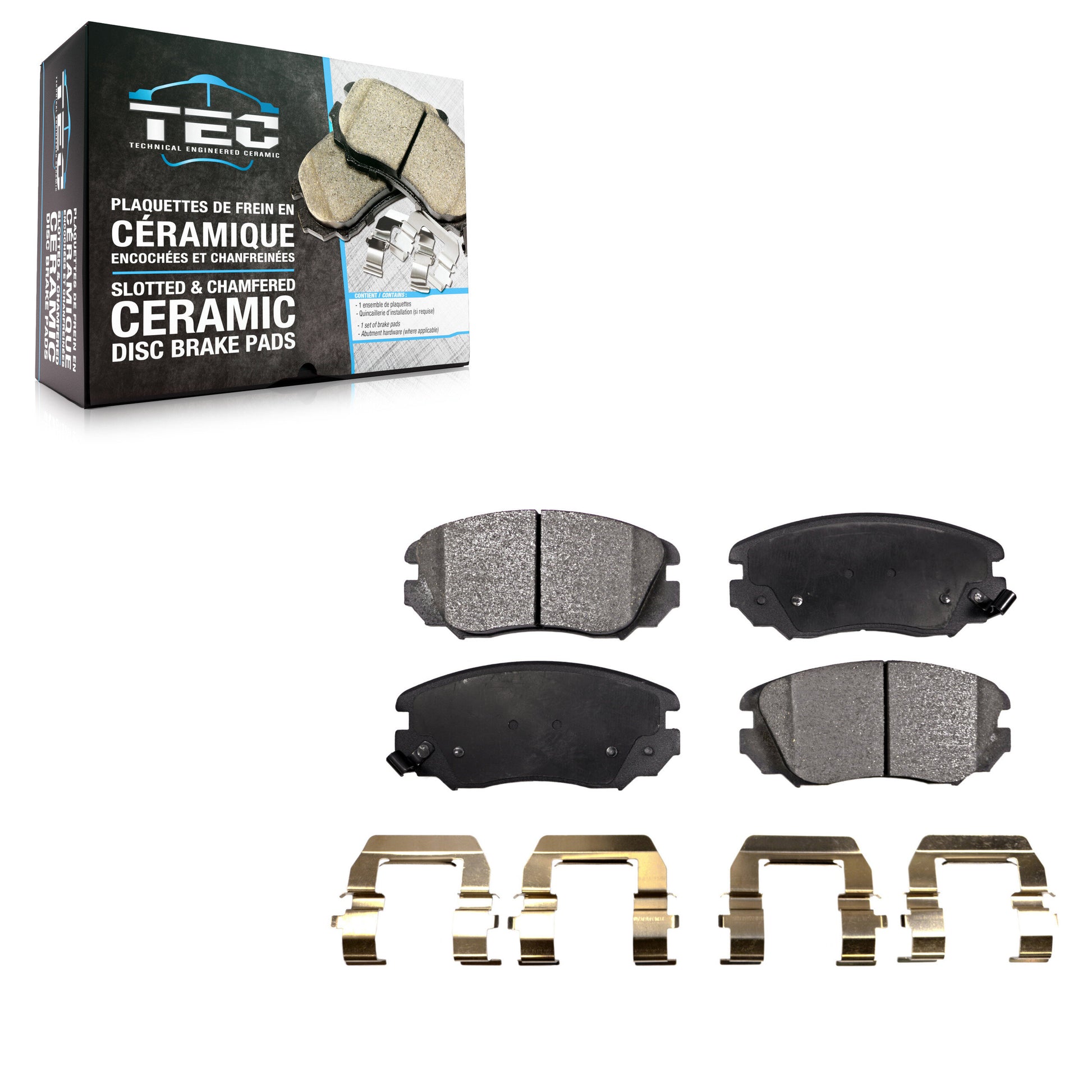TEC TEC-1421 Disc Brake Pad for 2010-2020 GMC Terrain, Buick Cascada, Chevrolet Malibu Limited - Front