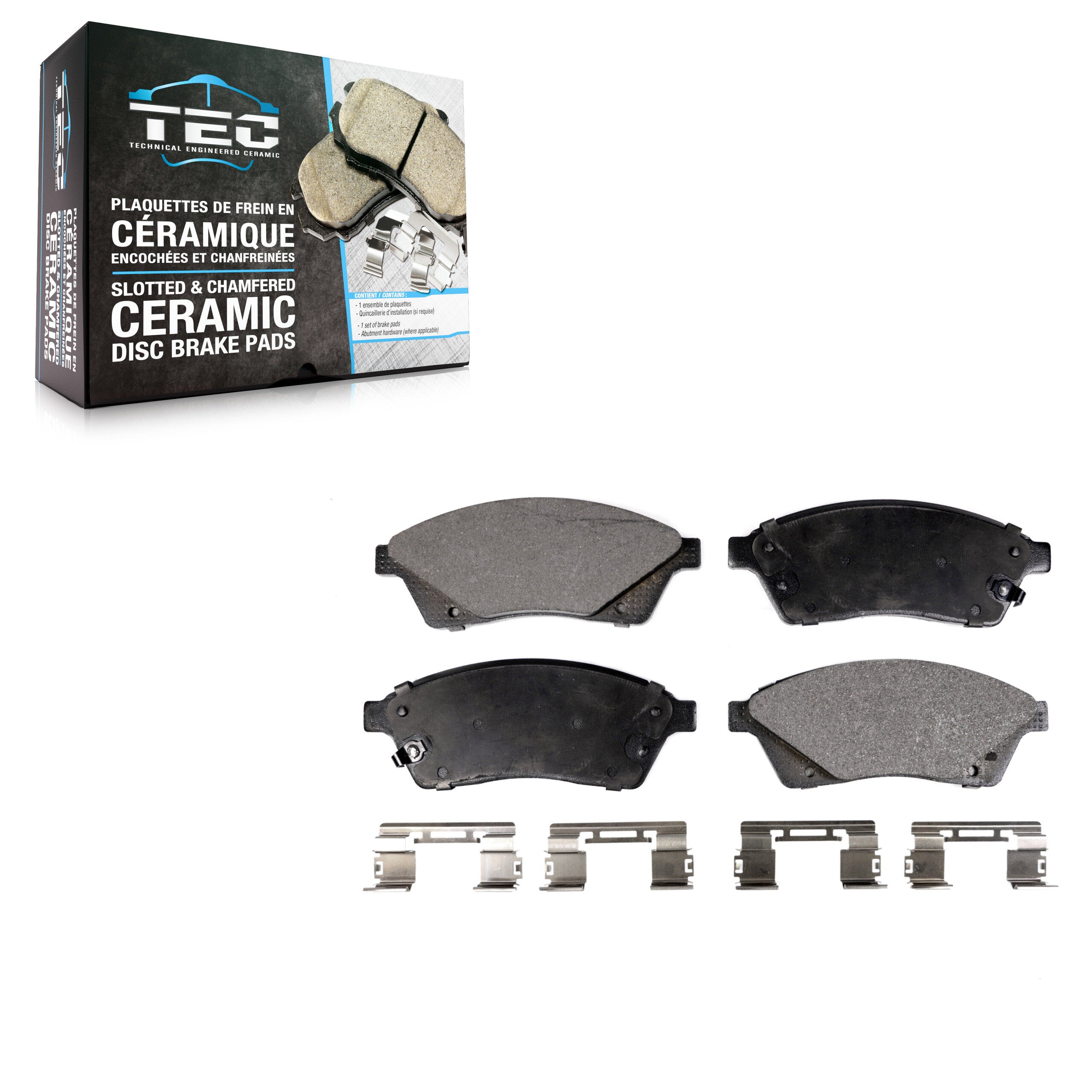 TEC TEC-1422 Disc Brake Pad for 2010-2016 Saab 9-4X, Cadillac SRX - Front