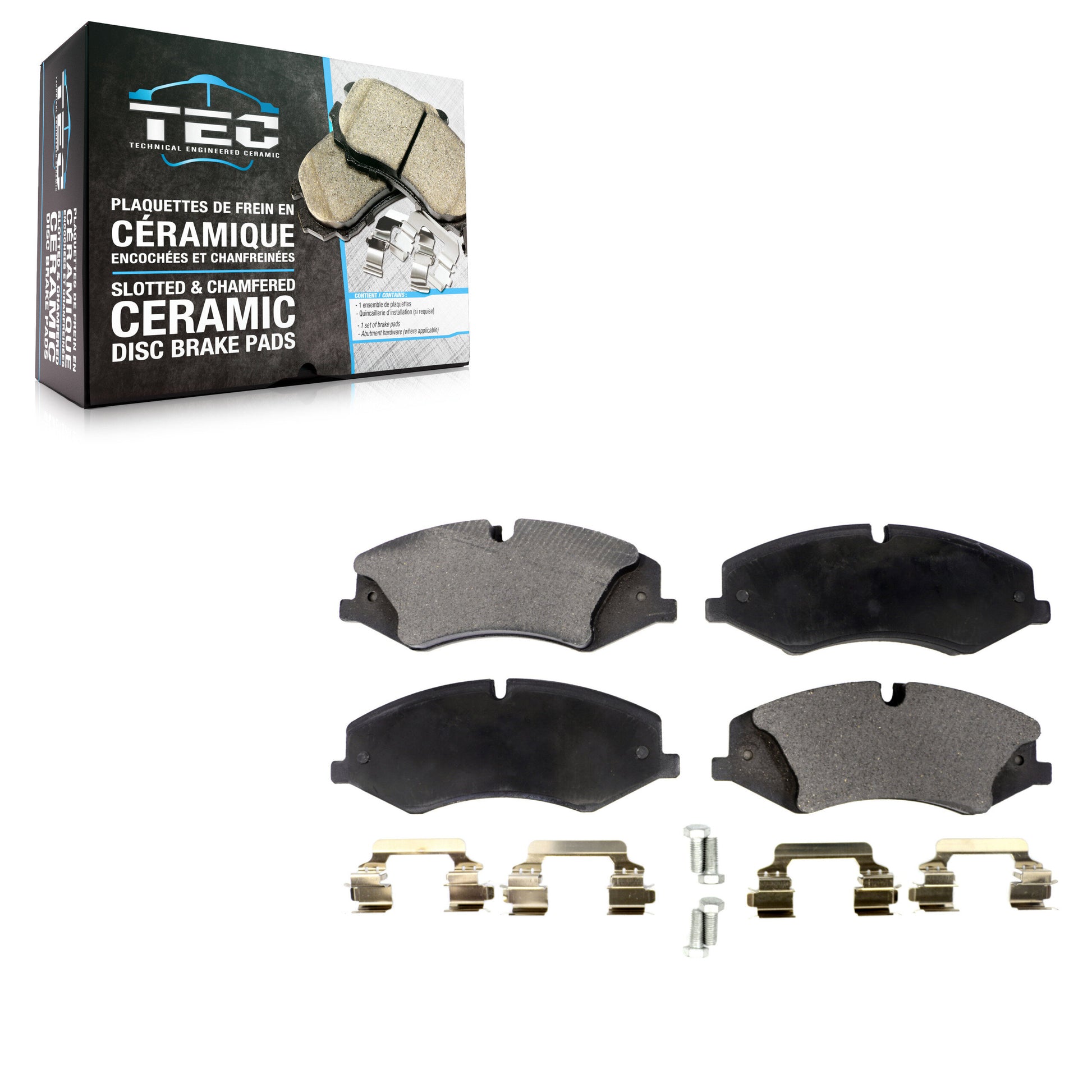 TEC TEC-1425 Disc Brake Pad for 2010-2017 Land Rover Discovery, Land Rover Range Rover, Land Rover Range Rover Sport - Front