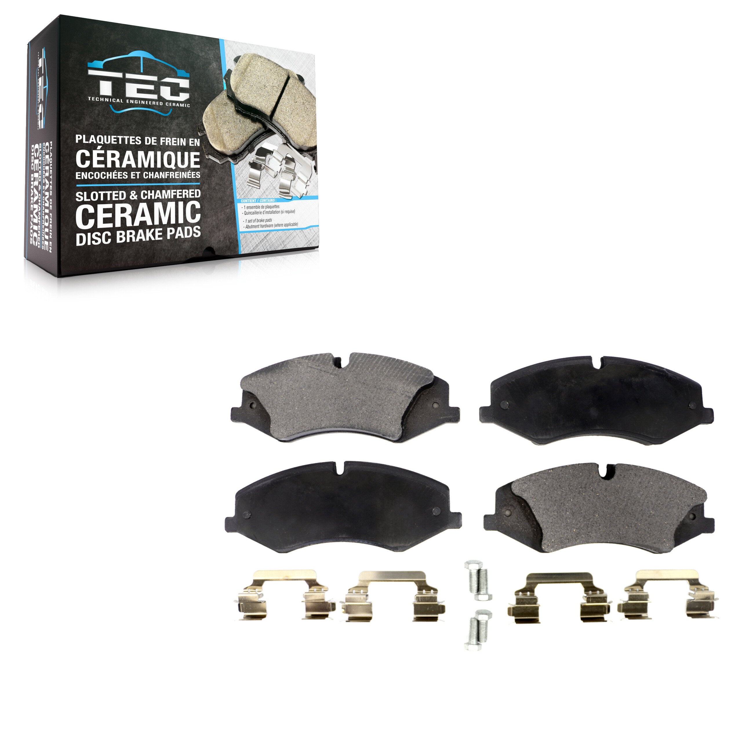 TEC TEC-1425 Disc Brake Pad for 2010-2017 Land Rover Discovery, Land Rover Range Rover, Land Rover Range Rover Sport - Front