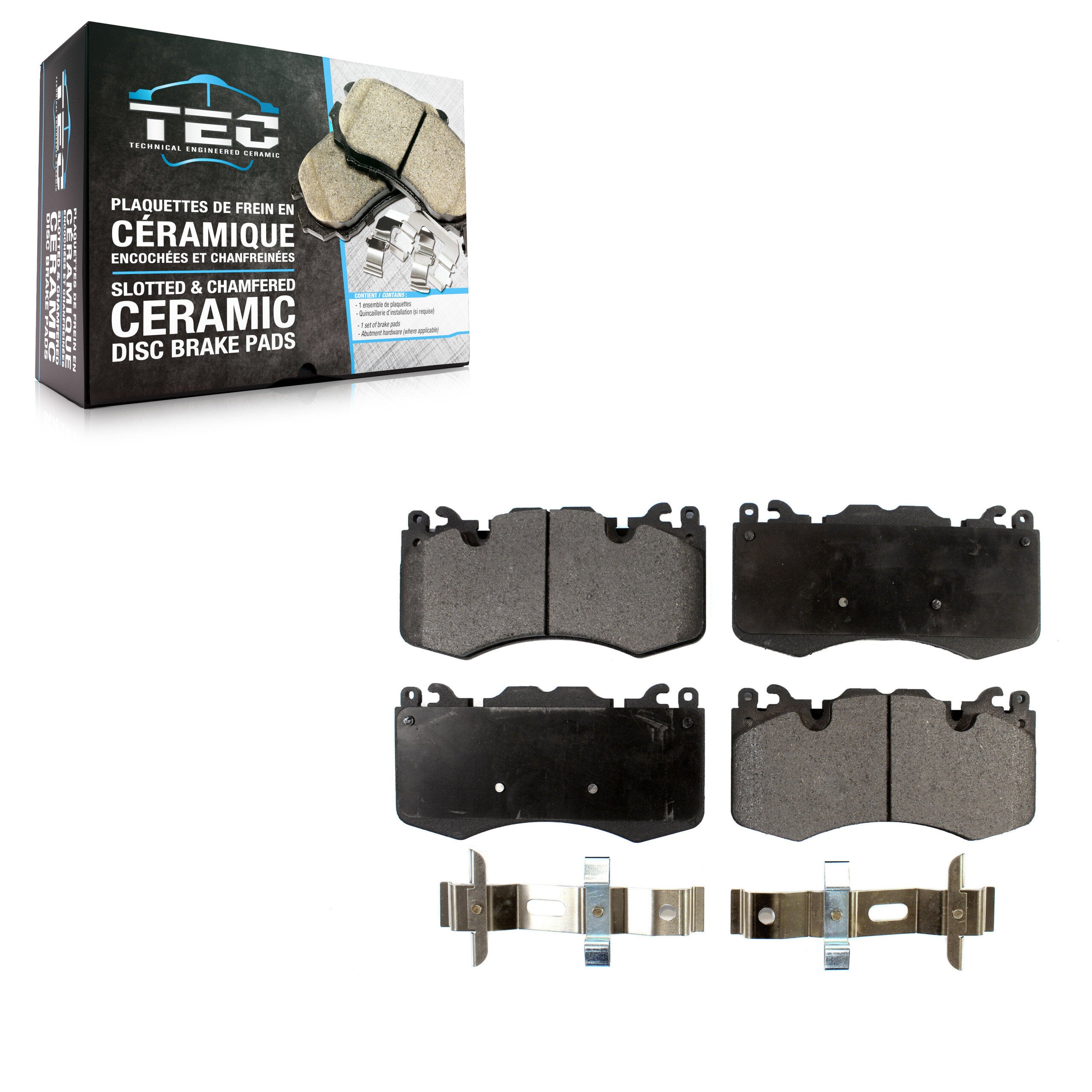 TEC TEC-1426 Disc Brake Pad for 2010-2022 Land Rover Defender 90, Land Rover Range Rover, Land Rover Range Rover Sport - Front