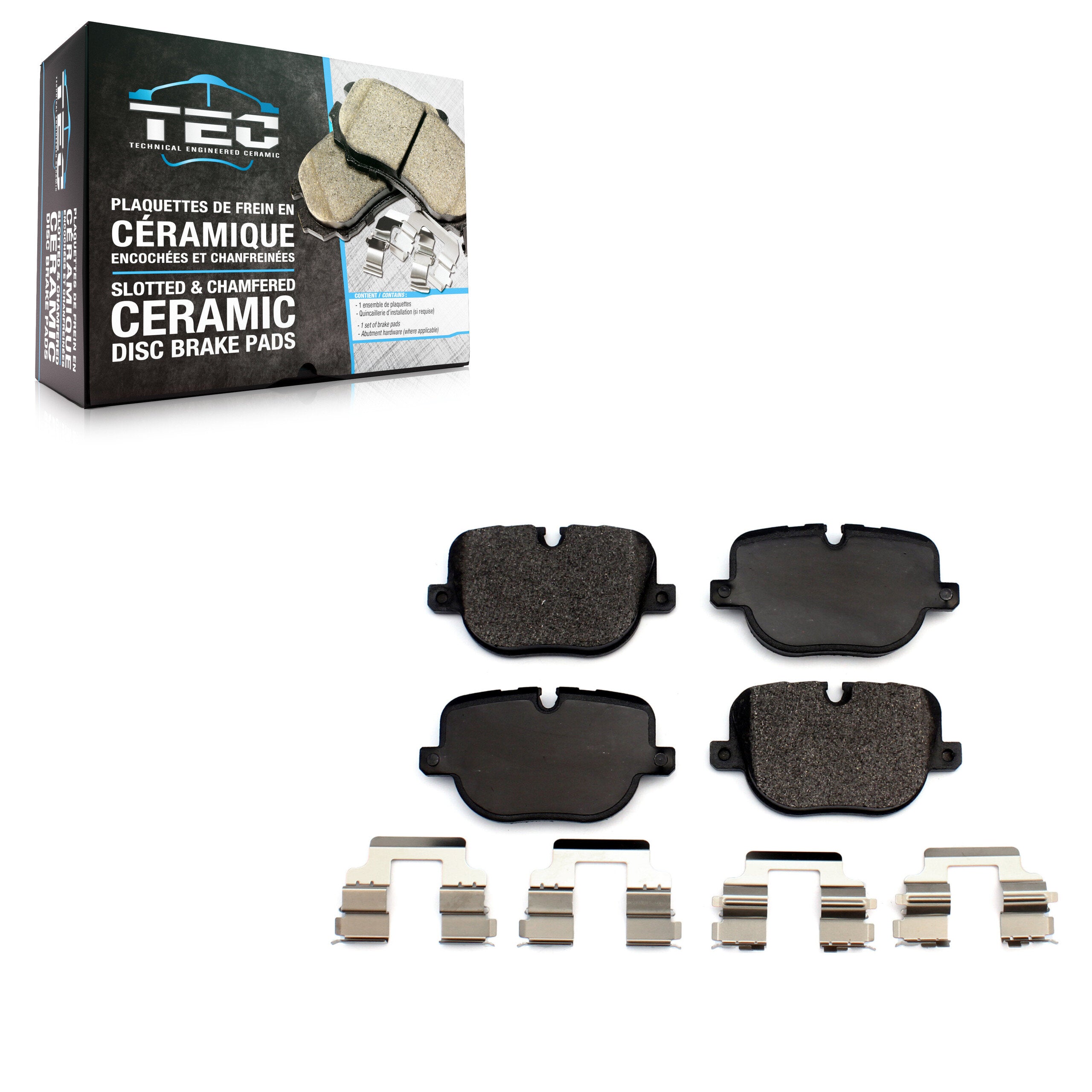 TEC TEC-1427 Disc Brake Pad for 2010-2013 Land Rover Range Rover, Land Rover Range Rover Sport - Rear