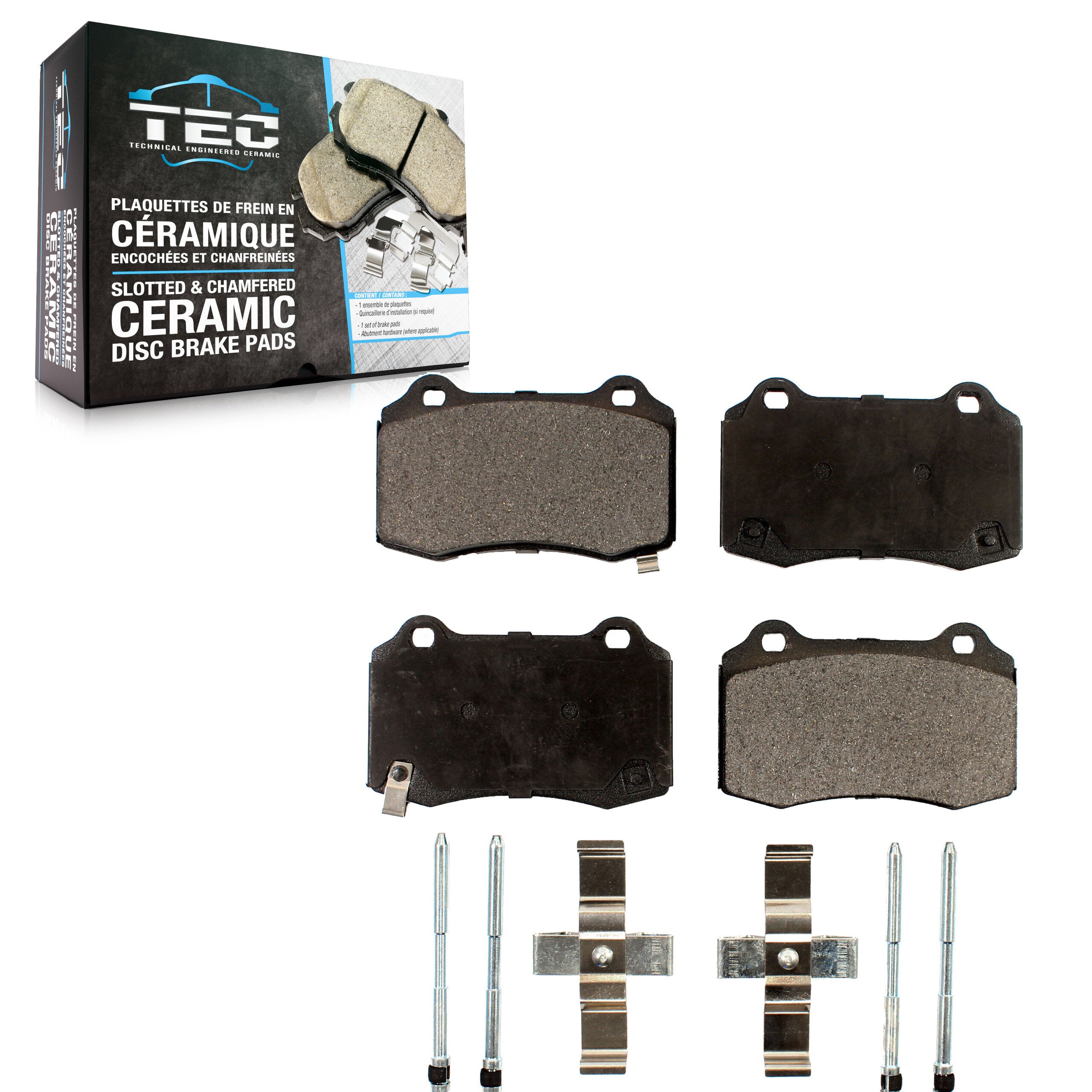 TEC TEC-1428 Disc Brake Pad for 2010-2016 Hyundai Genesis Coupe, Tesla S - Rear
