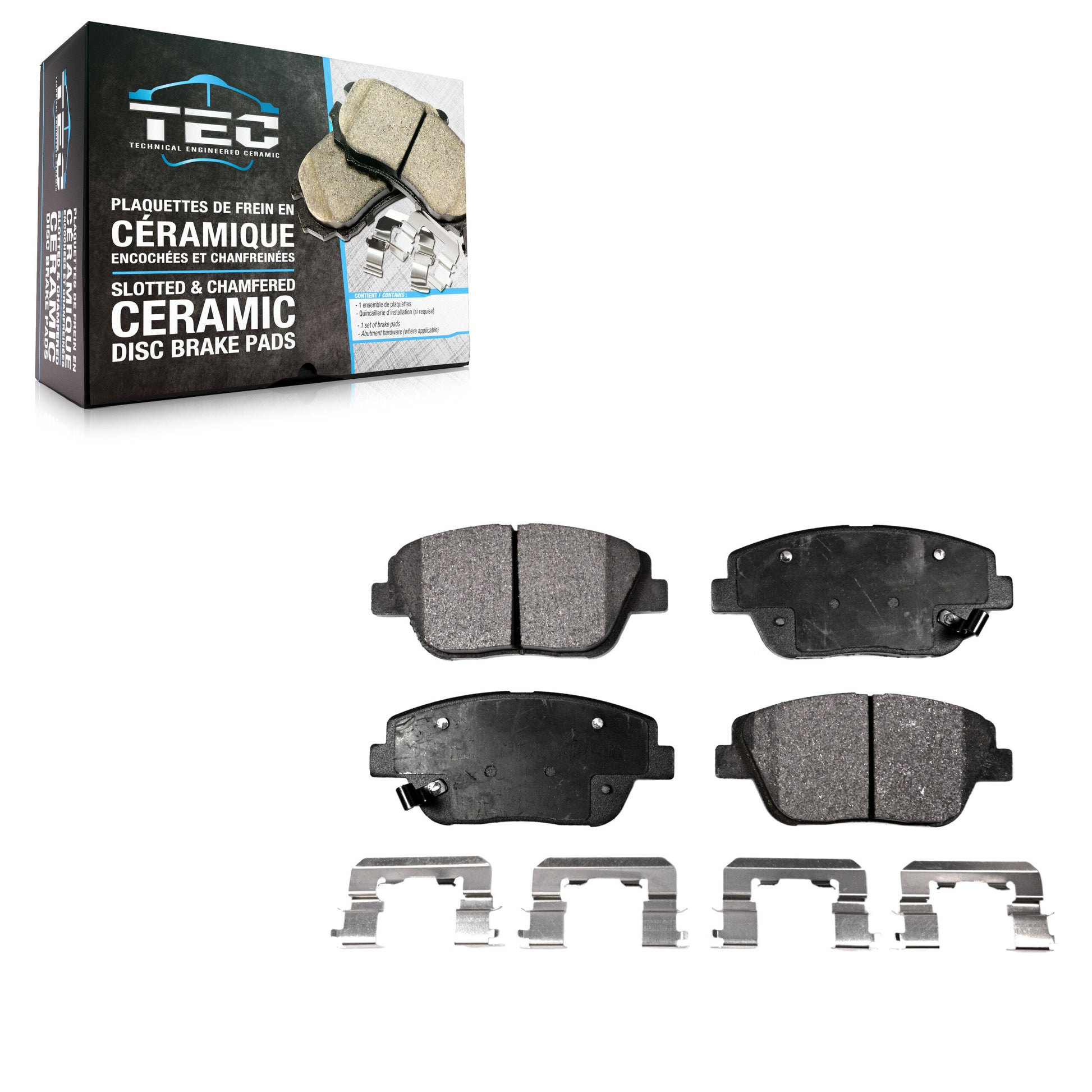TEC TEC-1444 Disc Brake Pad for 2011-2016 Kia Optima, Hyundai Sonata - Front