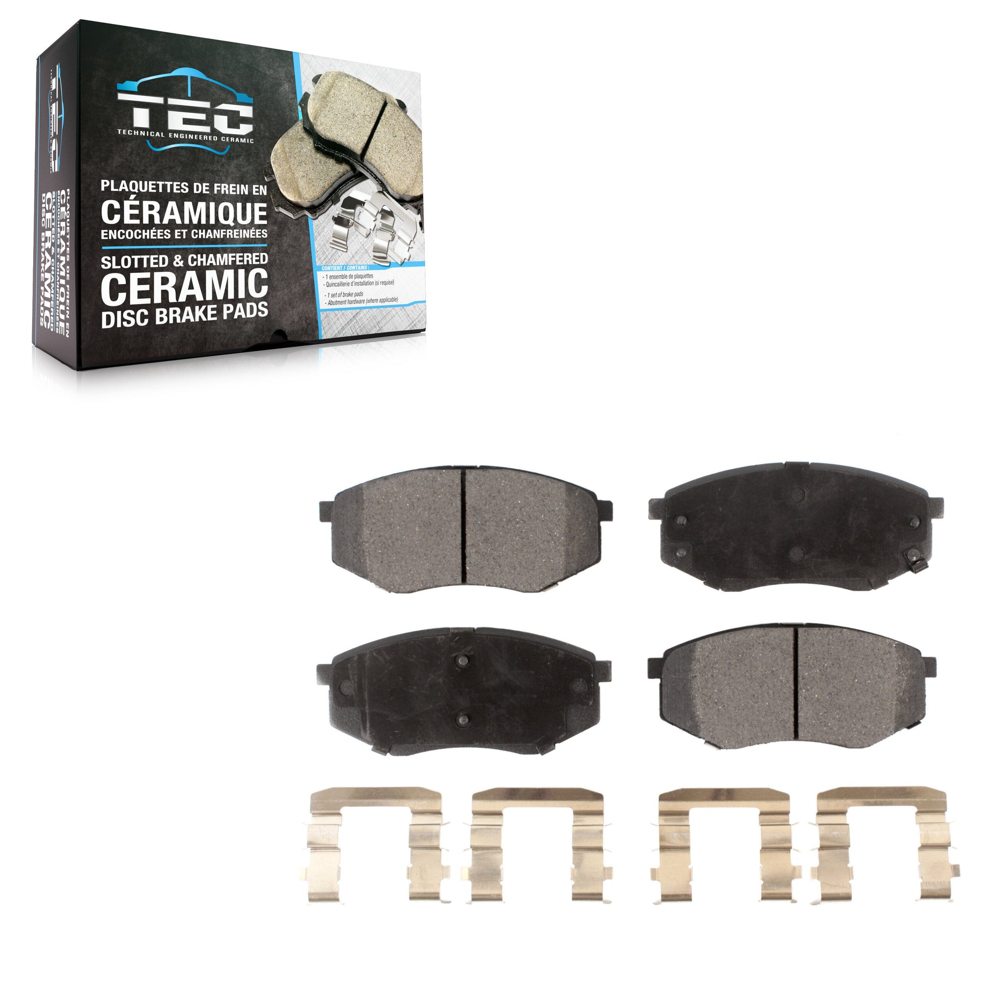 TEC TEC-1447 Disc Brake Pad for 2010-2012 Kia Sportage, Hyundai Tucson - Front