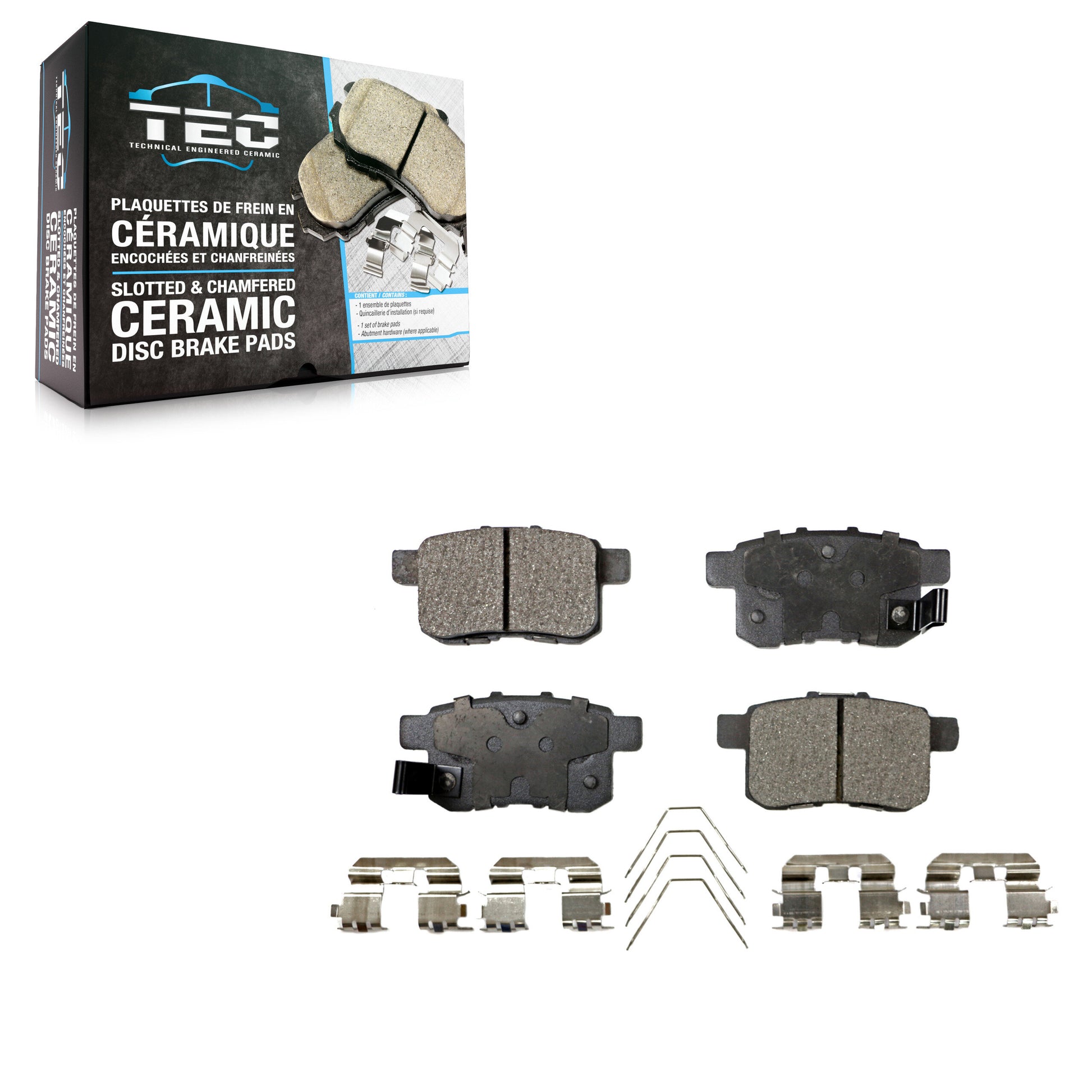 TEC TEC-1451 Disc Brake Pad for 2008-2017 Honda Accord, Acura TSX - Rear