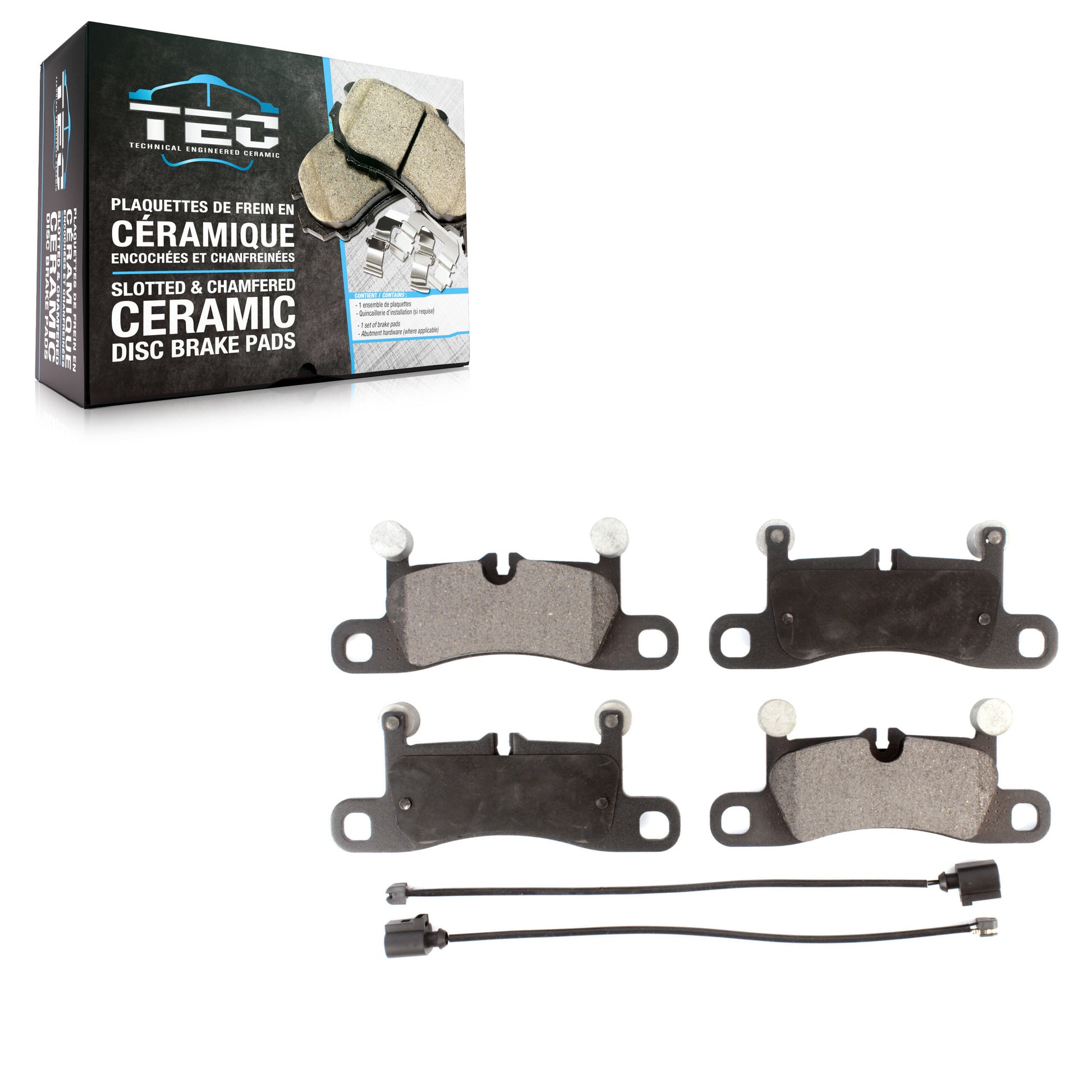 TEC TEC-1453 Disc Brake Pad for 2011-2018 Porsche Cayenne, Volkswagen Touareg - Rear