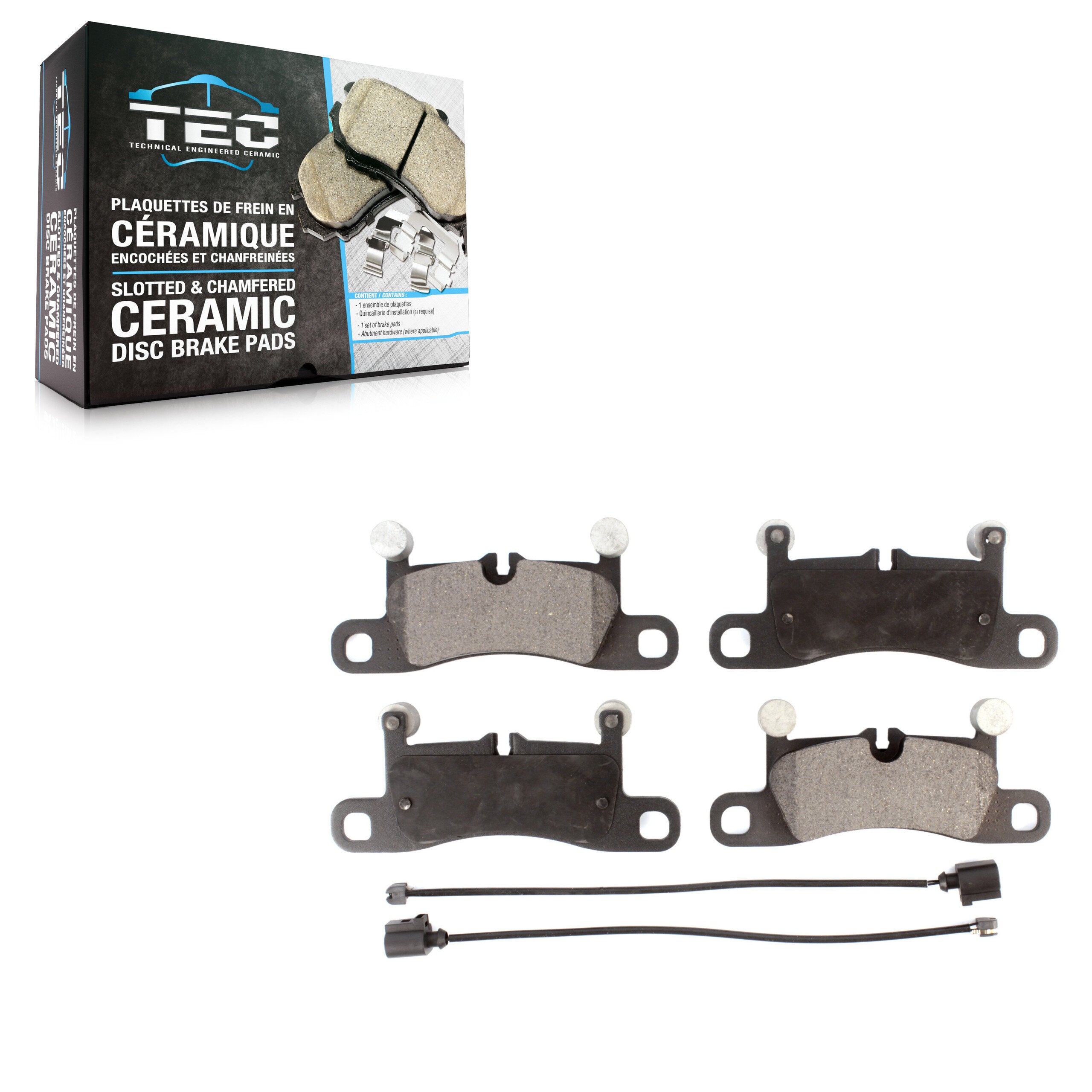 TEC TEC-1453 Disc Brake Pad for 2011-2018 Porsche Cayenne, Volkswagen Touareg - Rear