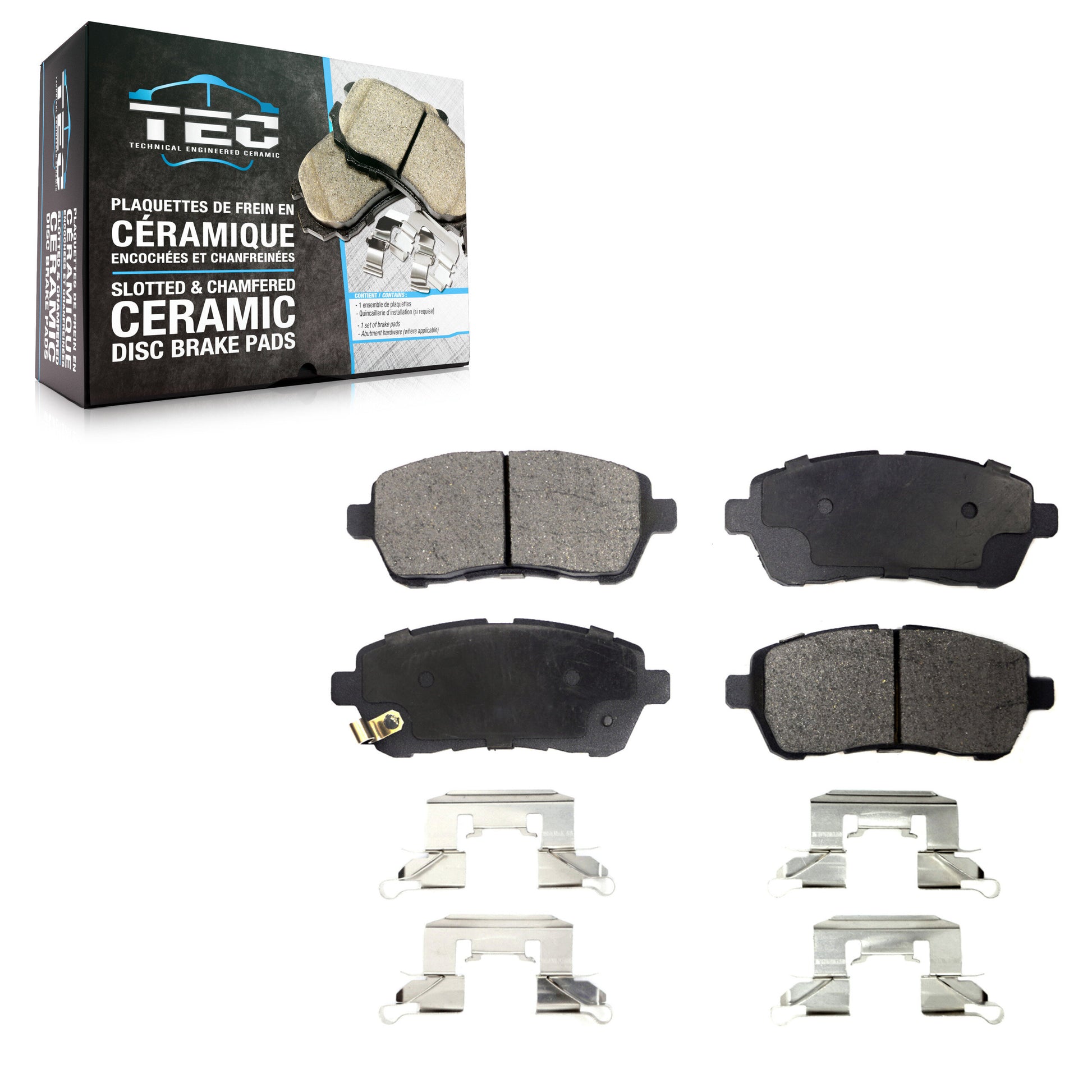TEC TEC-1454 Disc Brake Pad for 2011-2019 Ford Fiesta - Front