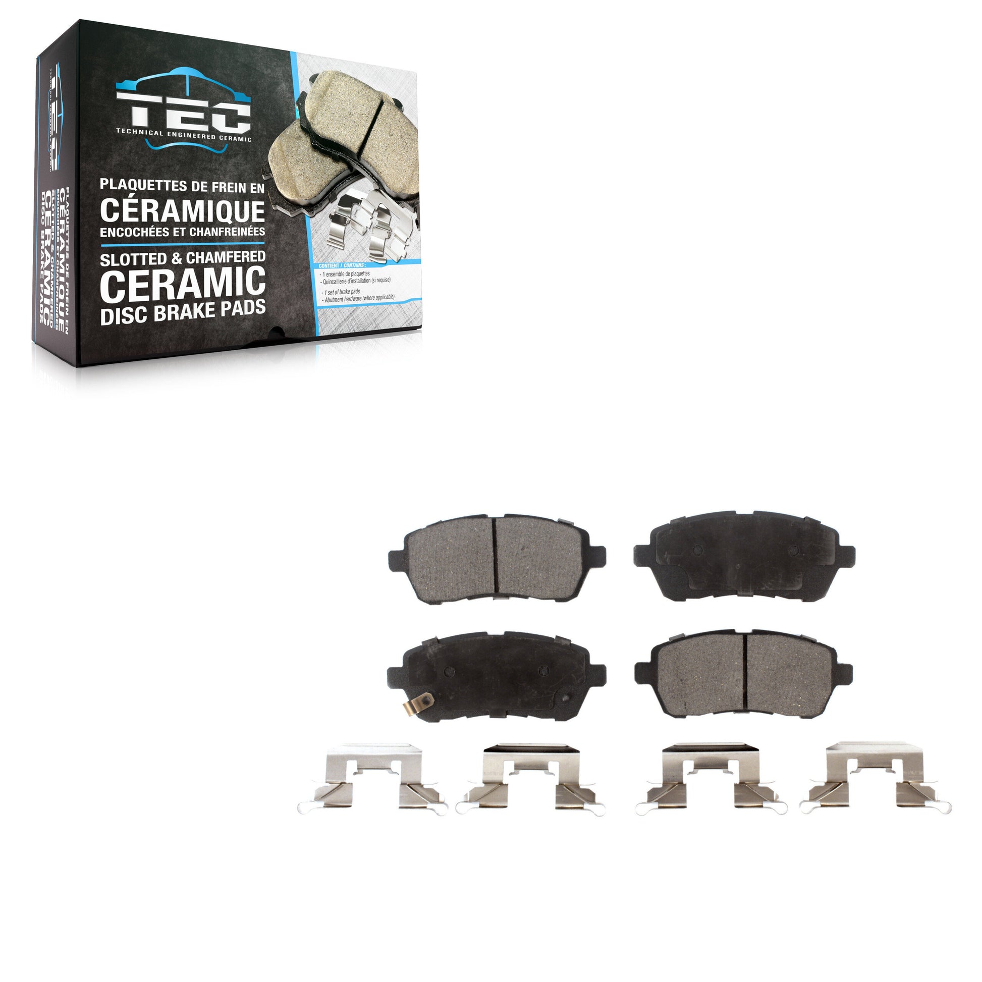 TEC TEC-1454A Disc Brake Pad for 2011-2014 Mazda 2 - Front