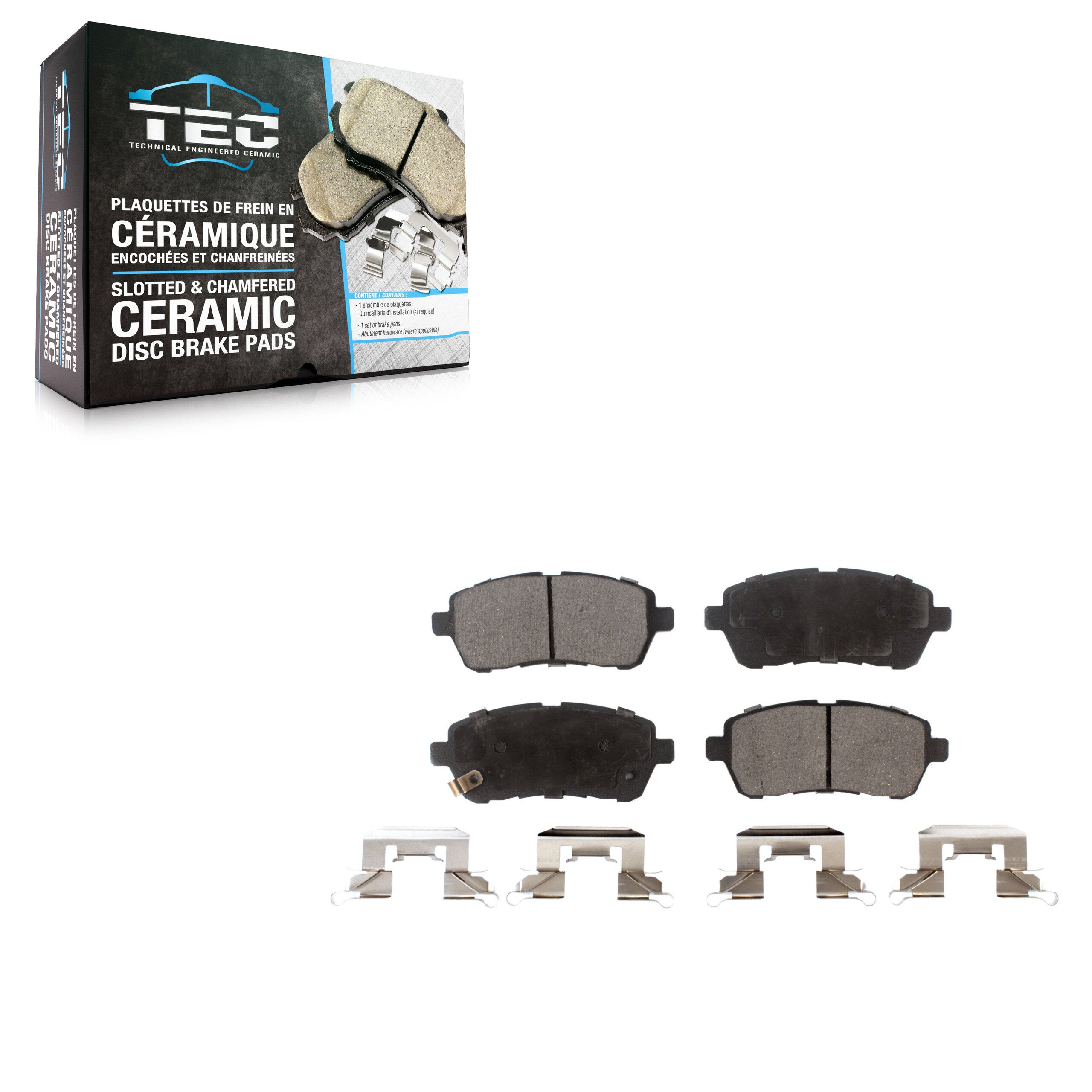 TEC TEC-1454A Disc Brake Pad for 2011-2014 Mazda 2 - Front