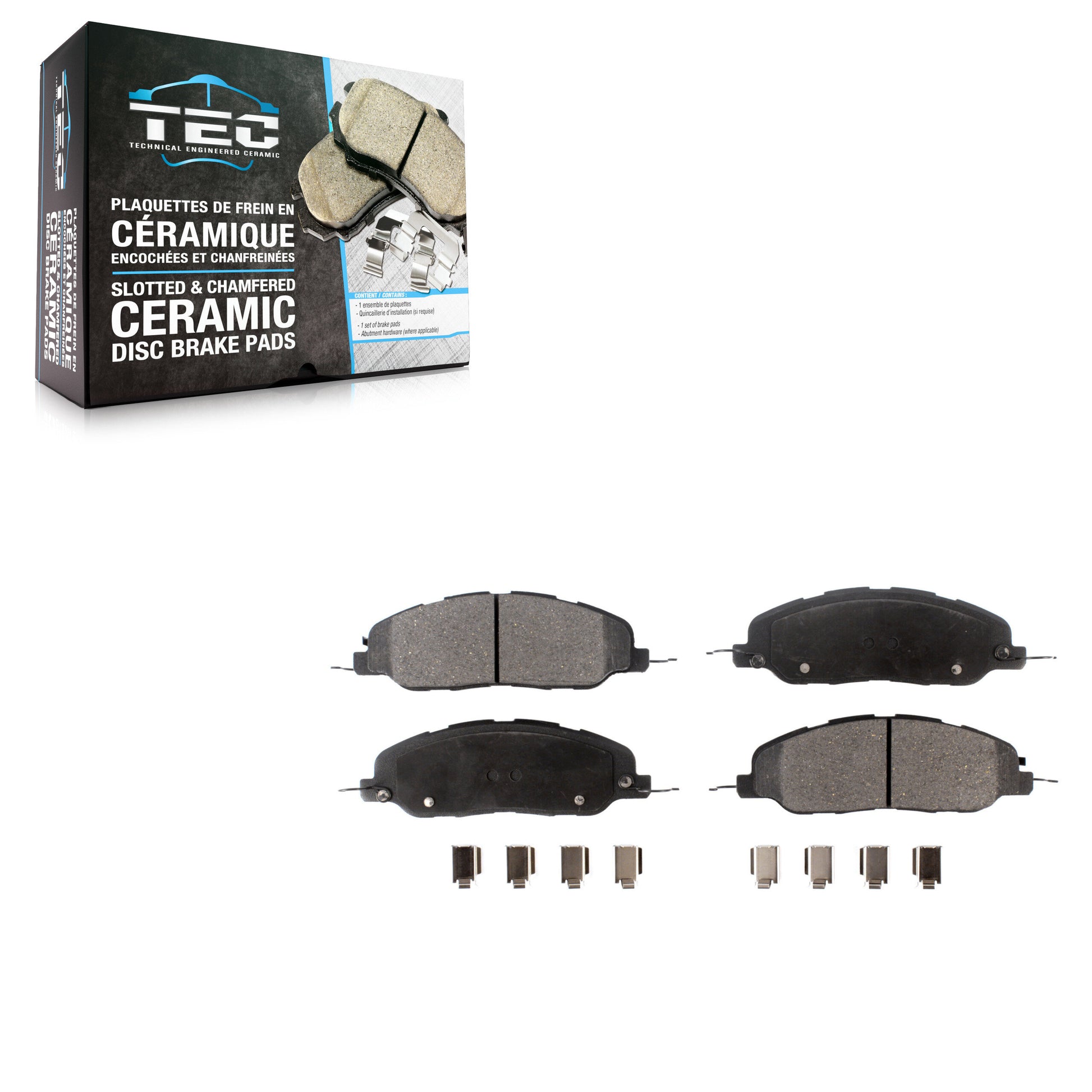 TEC TEC-1463 Disc Brake Pad for 2005-2014 Ford Mustang, Avanti Avanti - Front