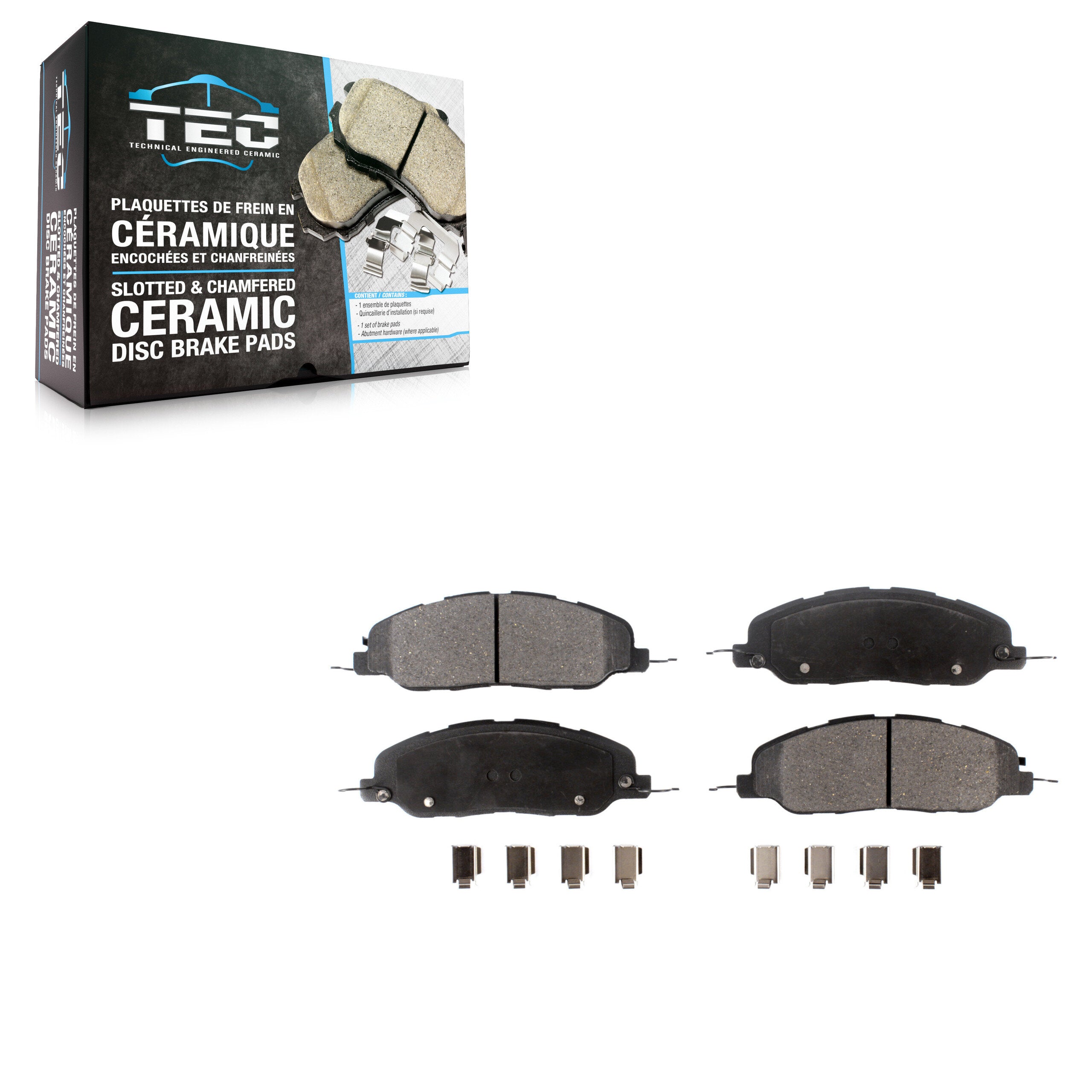 TEC TEC-1463 Disc Brake Pad for 2005-2014 Ford Mustang, Avanti Avanti - Front