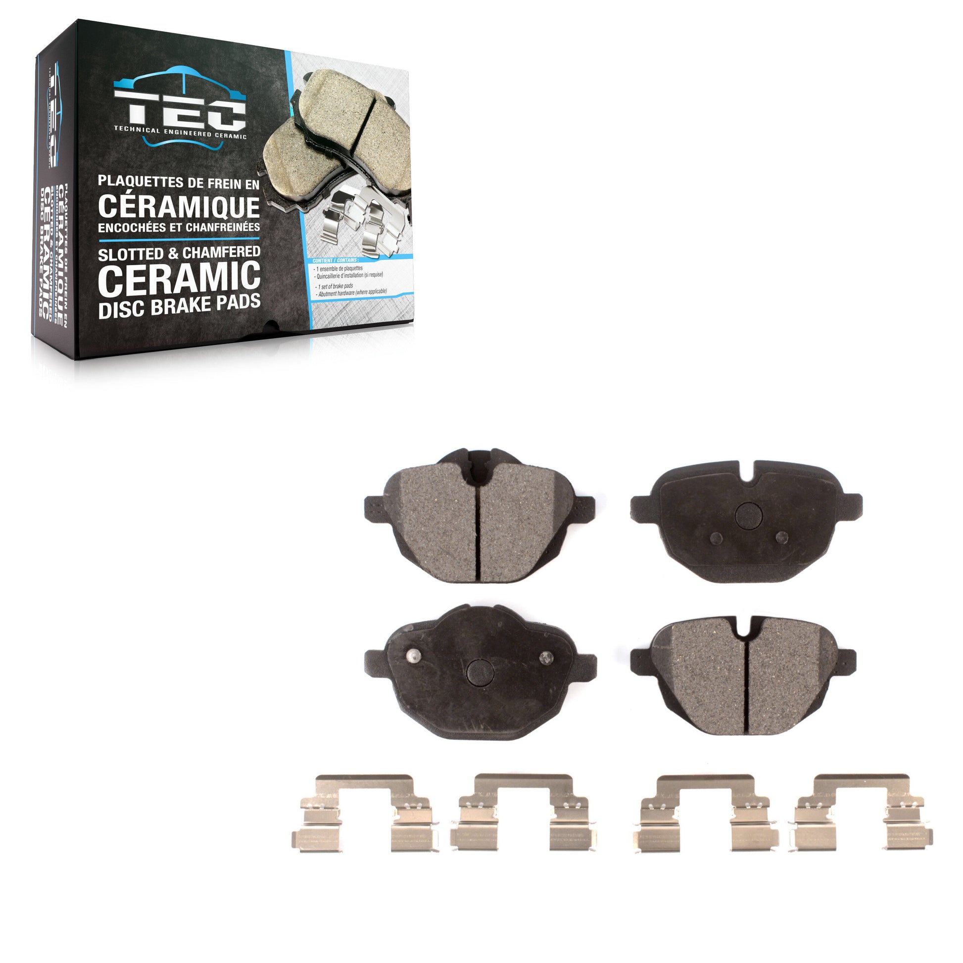 TEC TEC-1473 Disc Brake Pad for 2011-2024 BMW X3, BMW X4, BMW i8 - Rear