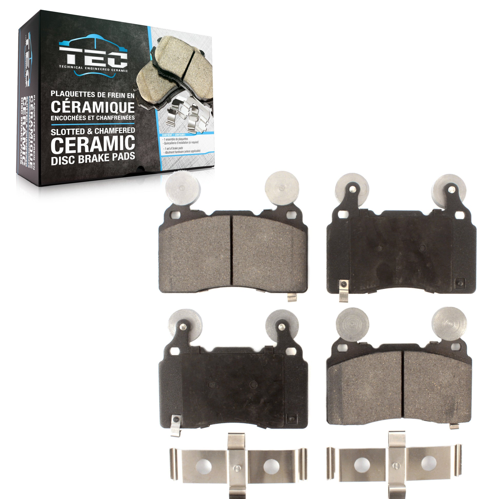 TEC TEC-1474 Disc Brake Pad for 2010-2022 Chevrolet Camaro, Cadillac CT6, Cadillac CTS - Front