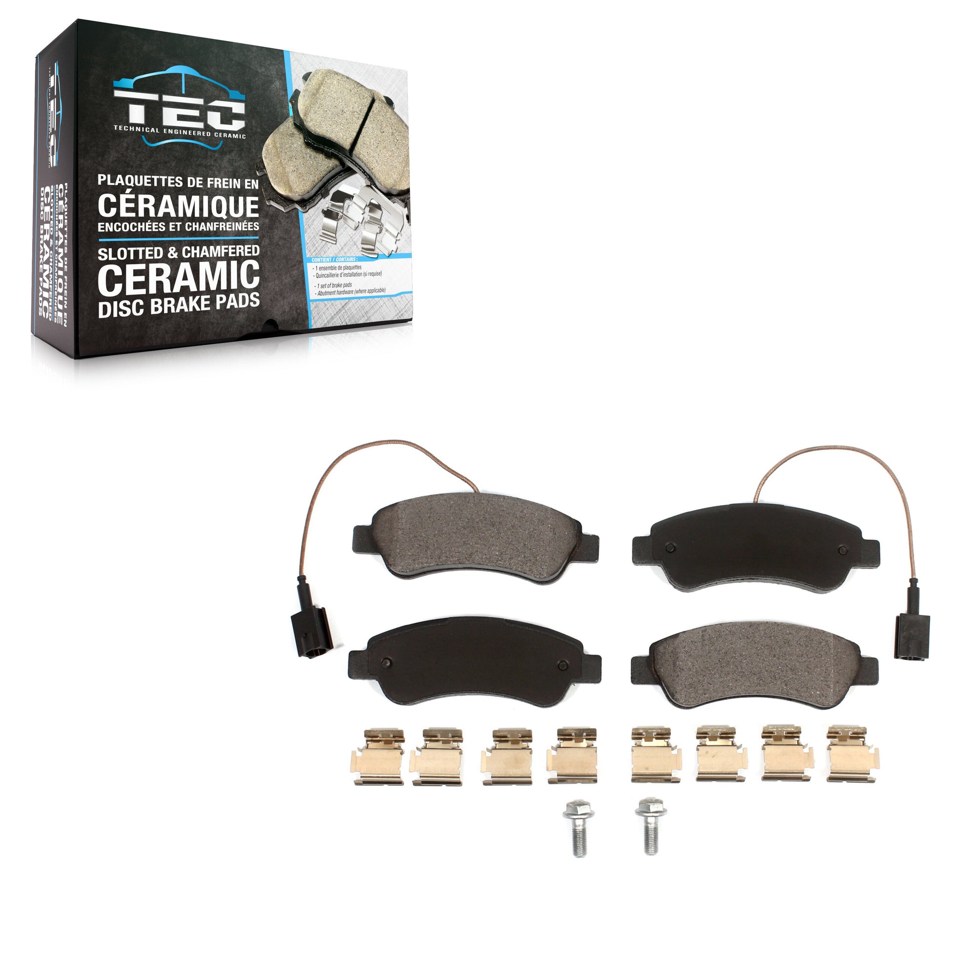 TEC TEC-1490 Disc Brake Pad for 2014-2021 Ram ProMaster 1500, Ram ProMaster 2500, Ram ProMaster 3500 - Rear