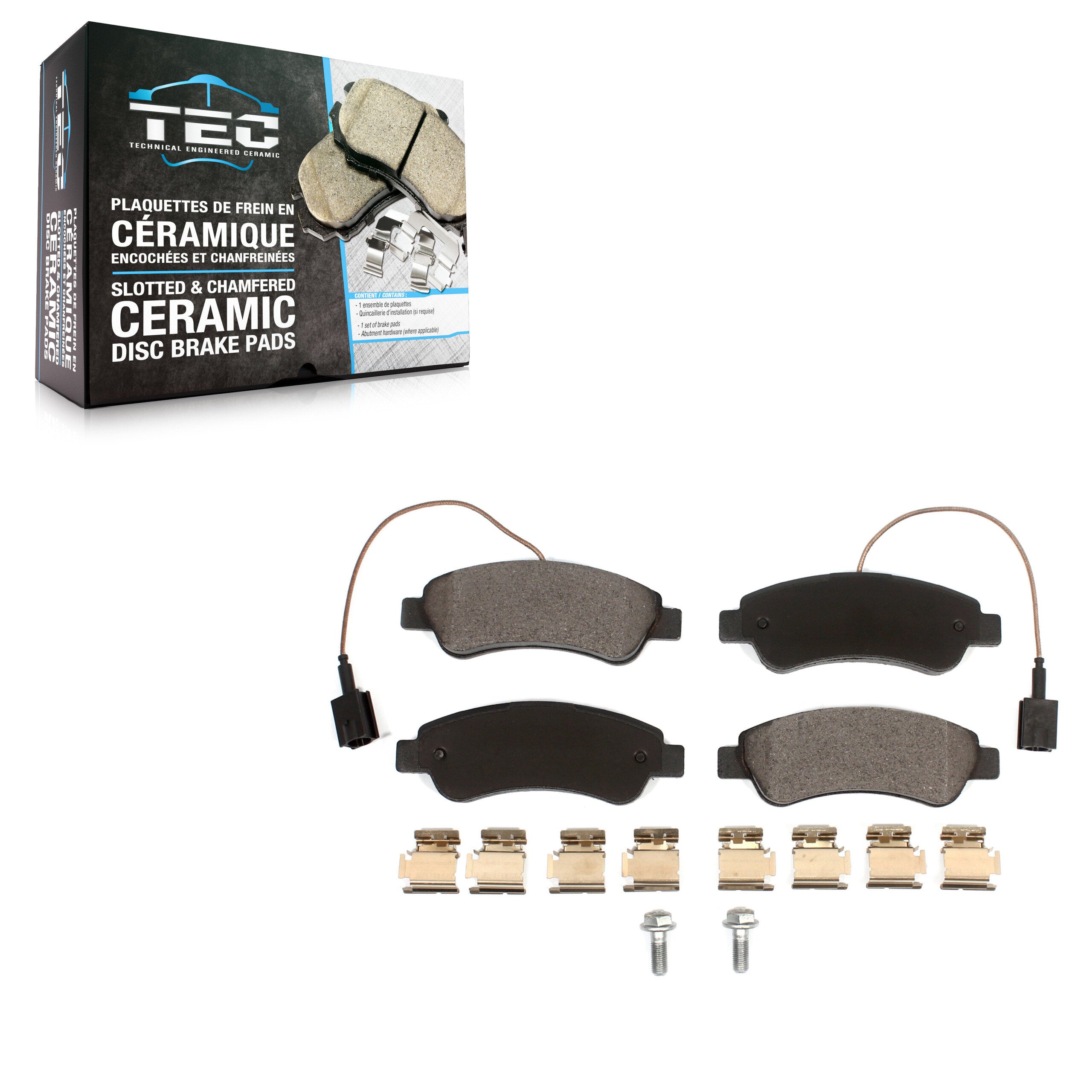 TEC TEC-1490 Disc Brake Pad for 2014-2021 Ram ProMaster 1500, Ram ProMaster 2500, Ram ProMaster 3500 - Rear