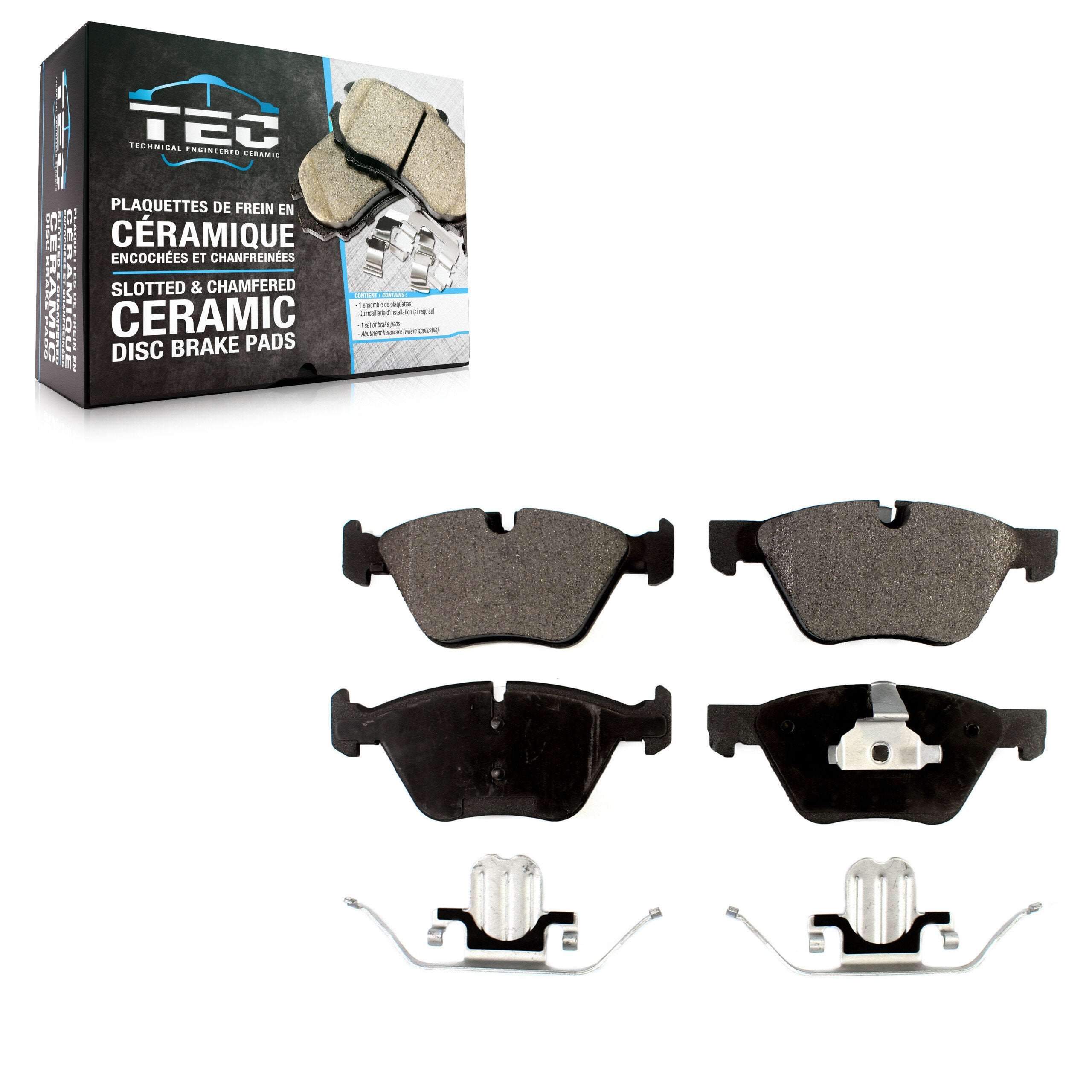 TEC TEC-1504 Disc Brake Pad for 2011-2016 BMW 528i xDrive, BMW 528i - Front