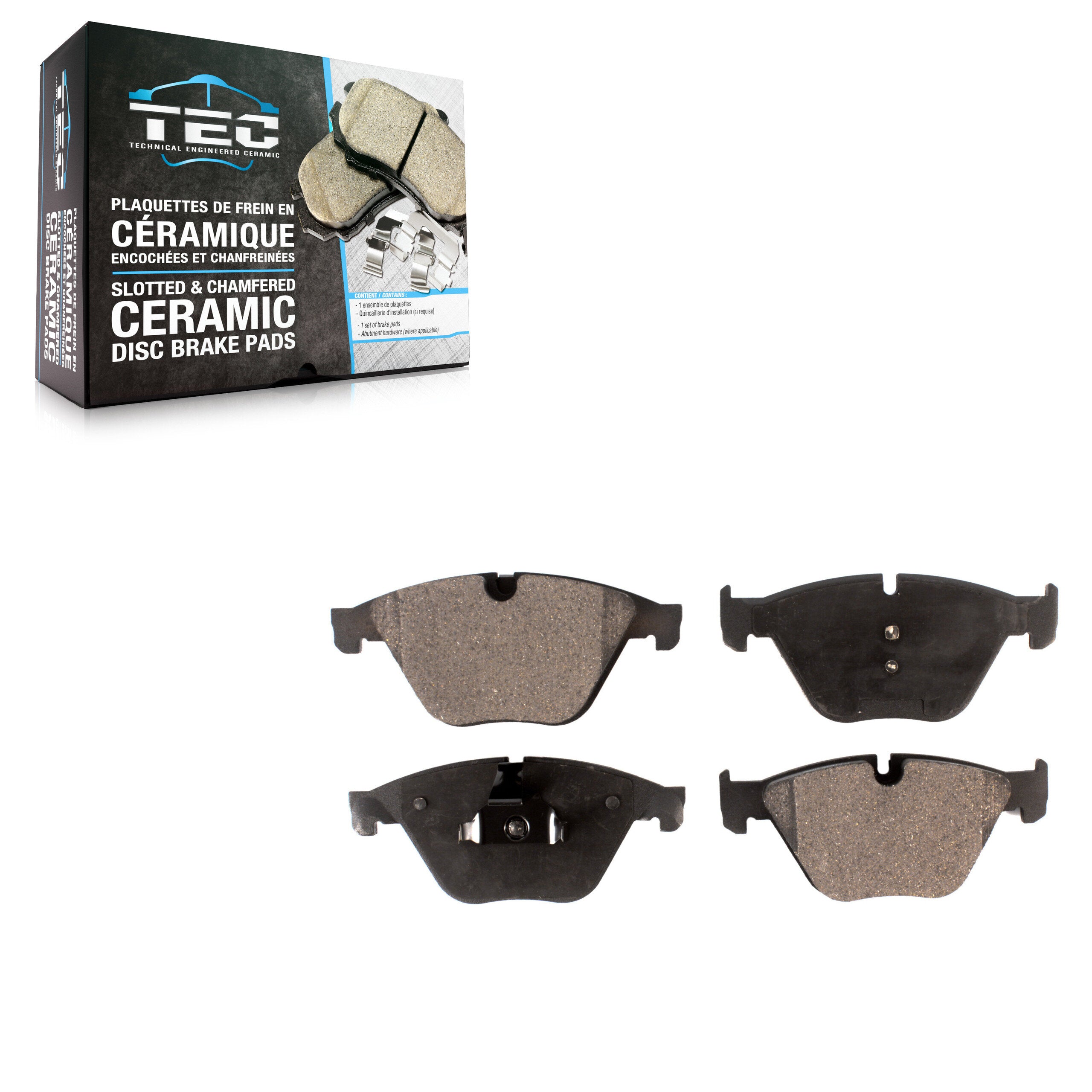 TEC TEC-1505 Disc Brake Pad for 2011-2019 BMW 528i, BMW 535d, BMW 535d xDrive - Front