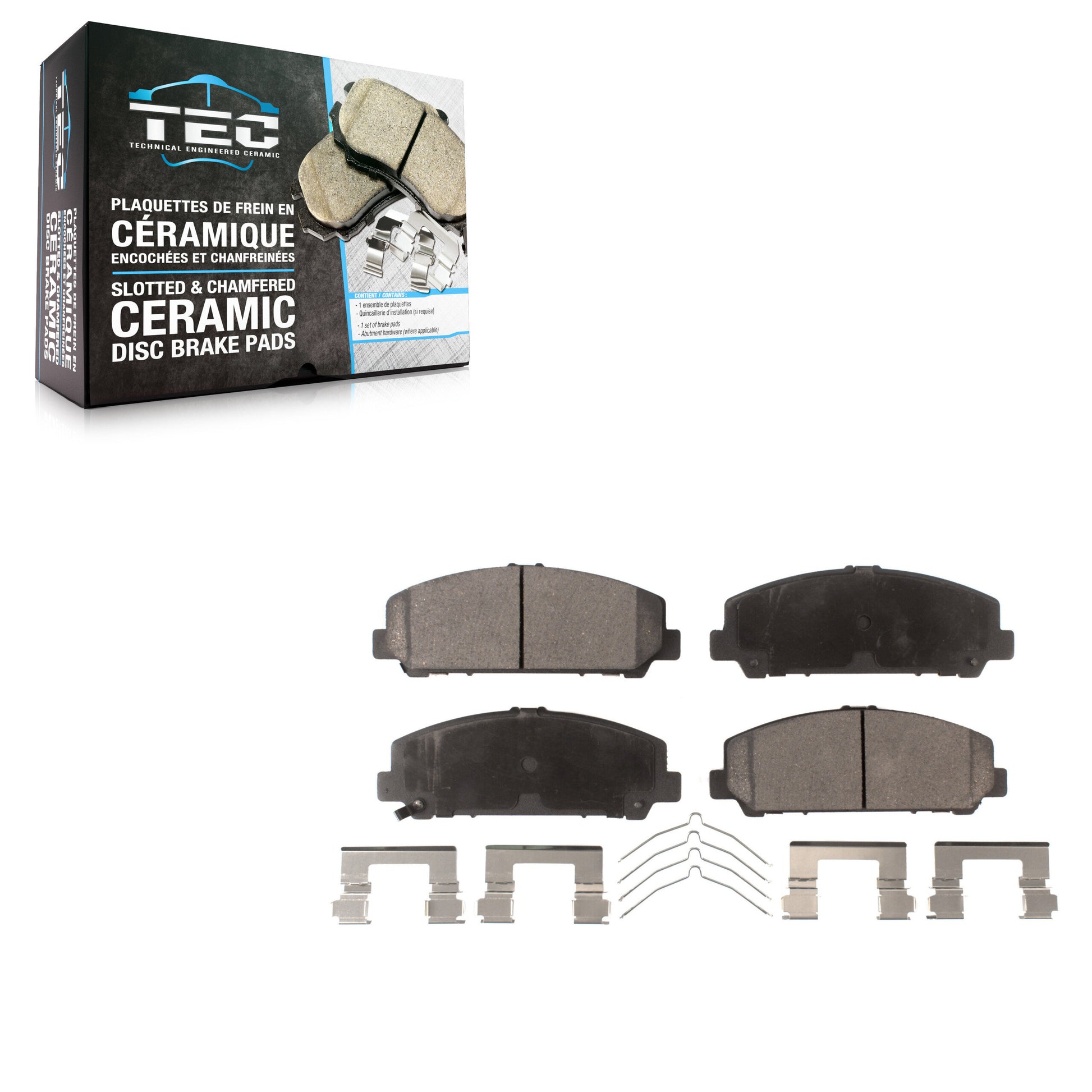 TEC TEC-1509 Disc Brake Pad for 2006-2024 Nissan Armada, Nissan TITAN, INFINITI QX80 - Front