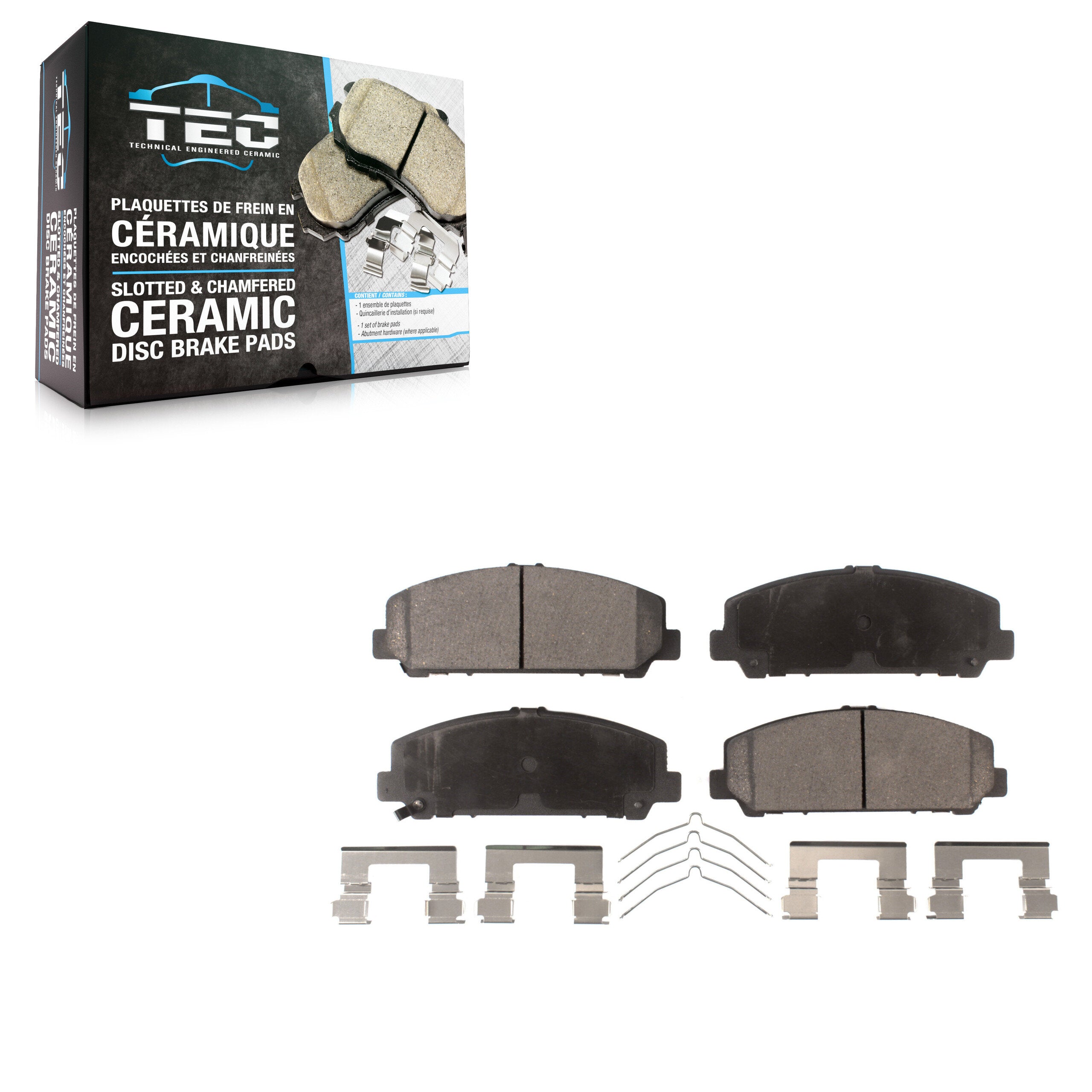 TEC TEC-1509 Disc Brake Pad for 2006-2024 Nissan Armada, Nissan TITAN, INFINITI QX80 - Front
